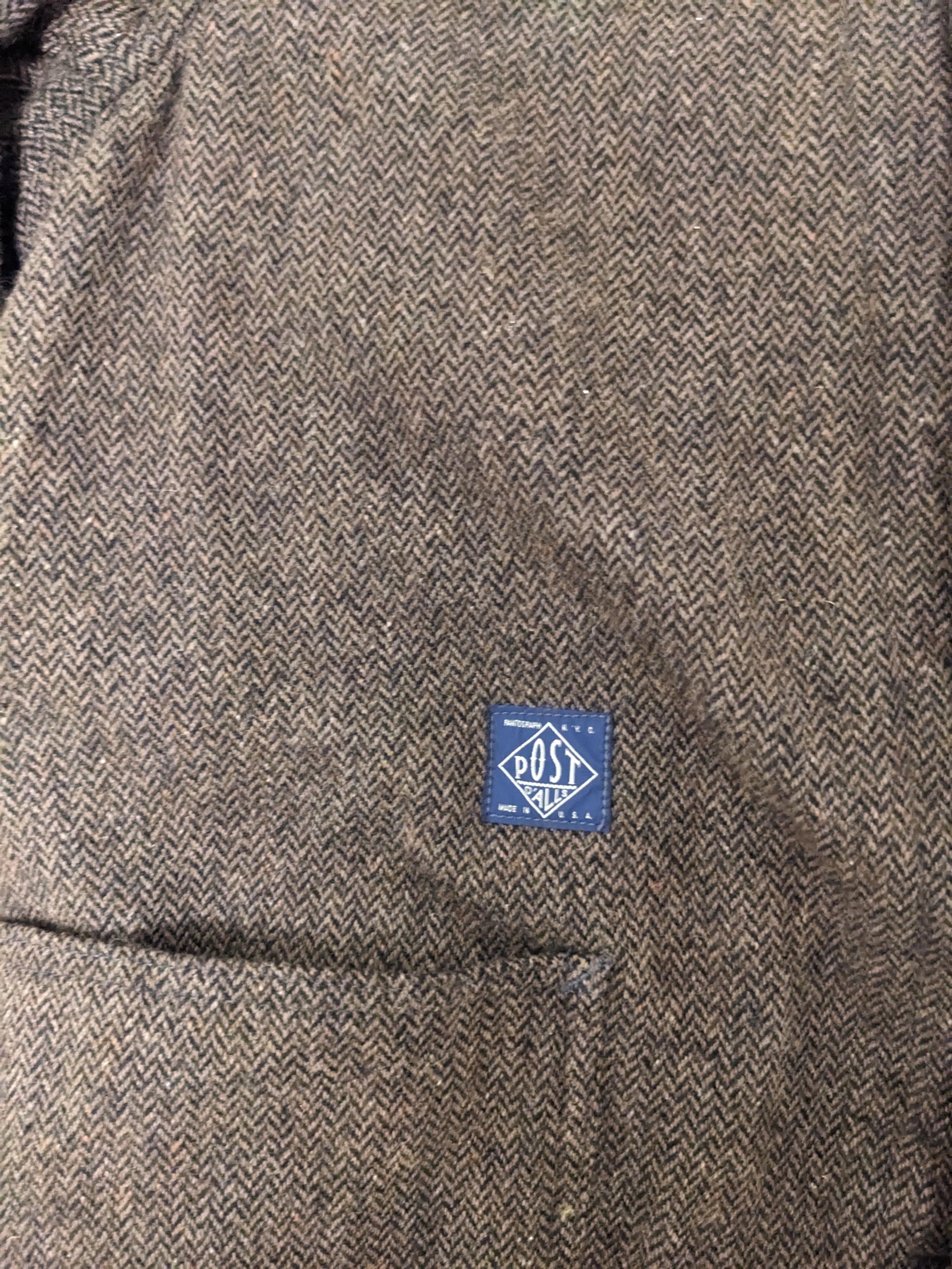 Post Overalls SB40 Herringbone Tweed wool HBT brown Size US M / EU 48-50 / 2 - 2 Thumbnail