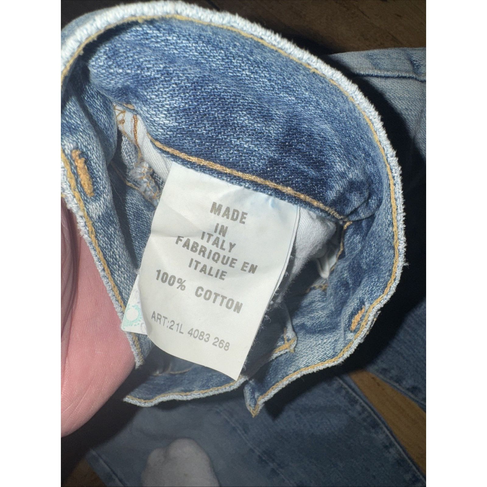 J.Lindeberg × Vintage J.Lindeberg Men’s Flared Stone Wash Jeans Y2K Vintage Denim Size US 32 / EU 48 - 4 Thumbnail