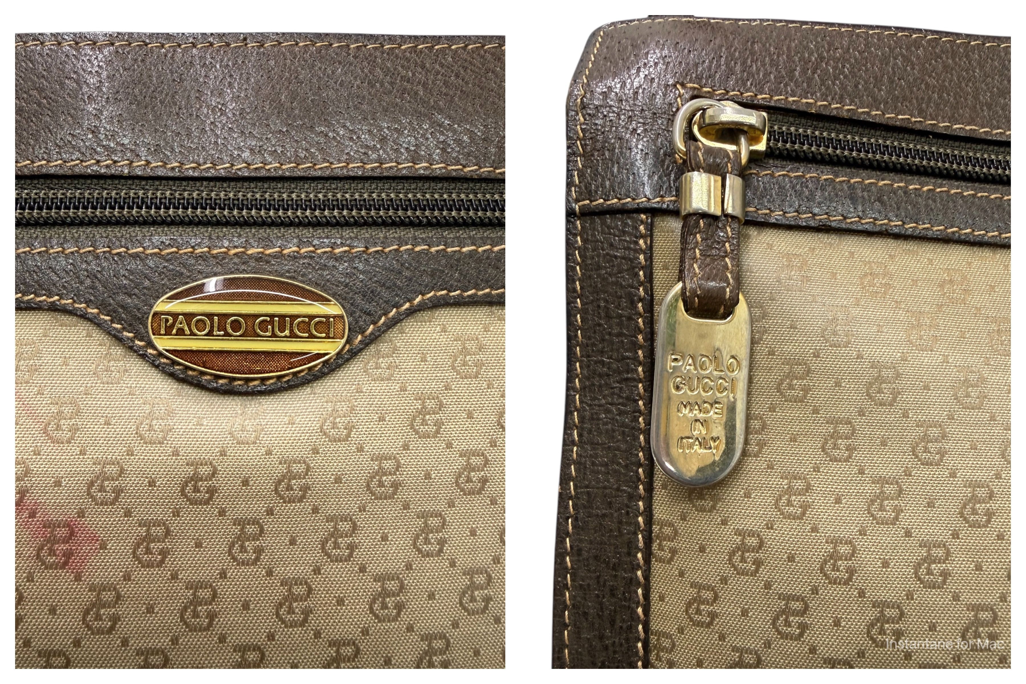 Paolo Gucci Vintage Paolo Gucci Monogram Shoulder Bag Size ONE SIZE - 6 Thumbnail