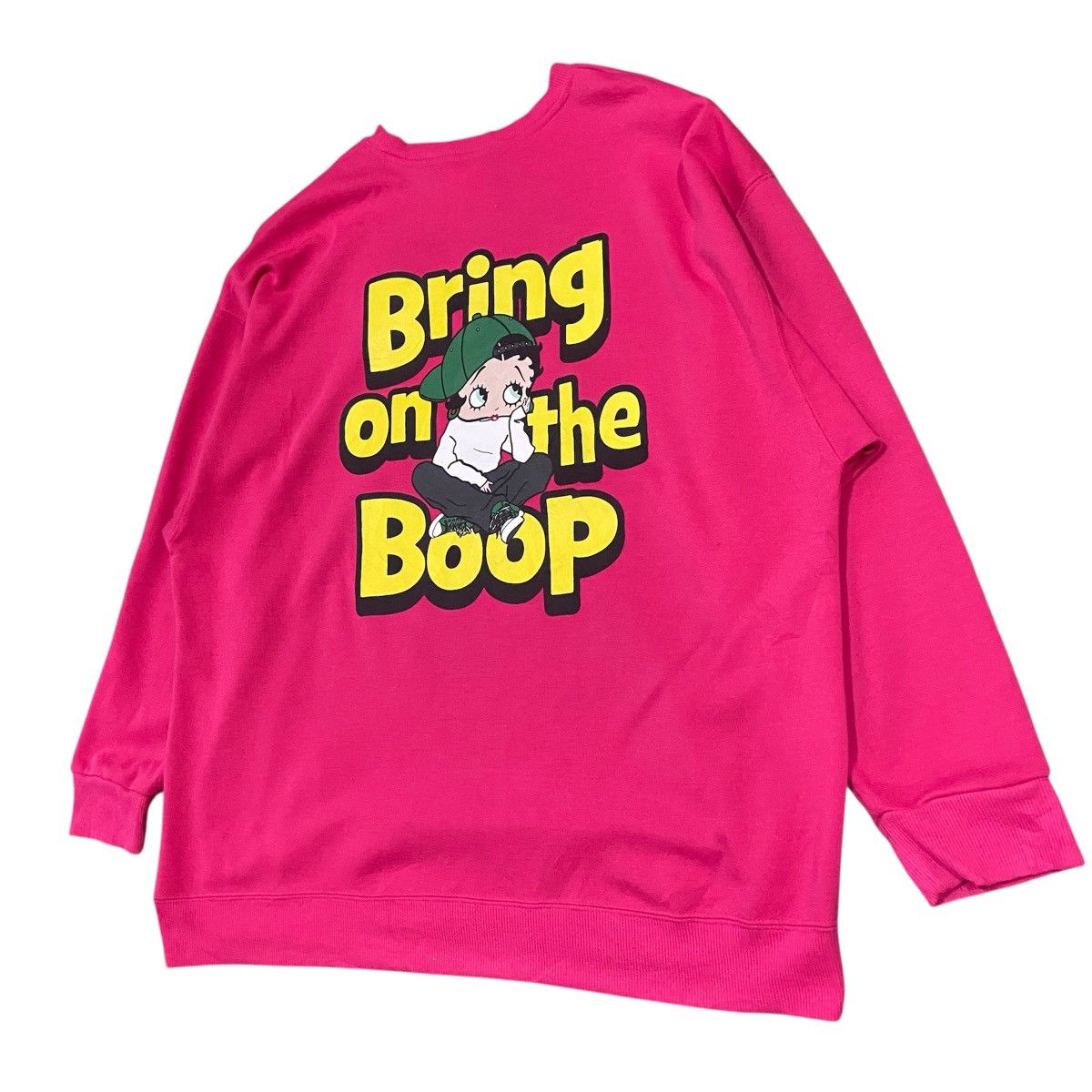 Anime VINTAGE 90s/Y2K Betty Boop Oversized Hot Pink Size US XXL / EU 58 / 5 - 3 Thumbnail