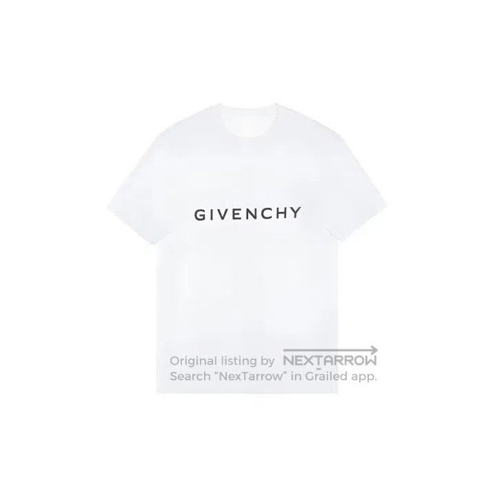 Givenchy Givenchy FW22 Logo Print Short Sleeve T-Shirt. Size US XXL / EU 58 / 5 - 1 Thumbnail
