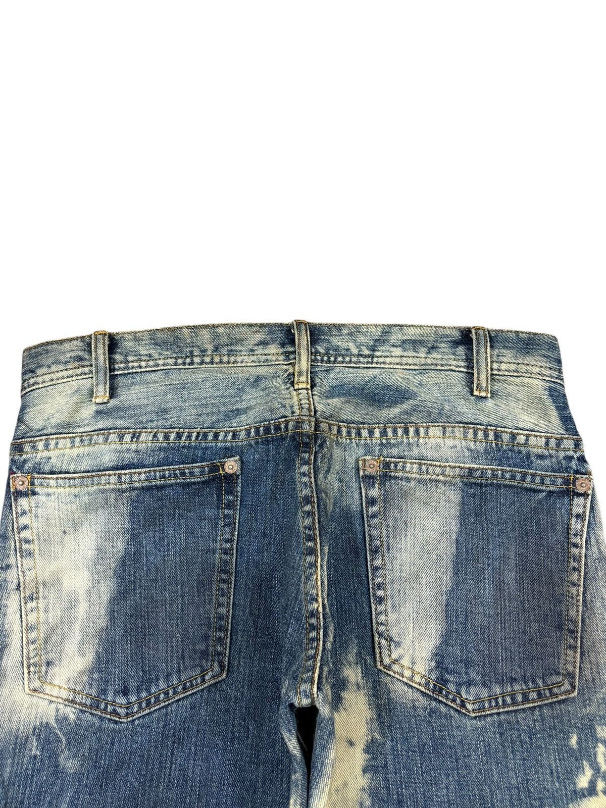 Japanese Brand Vintage Japanese Brand Bleached Jeans Size US 30 / EU 46 - 8 Thumbnail