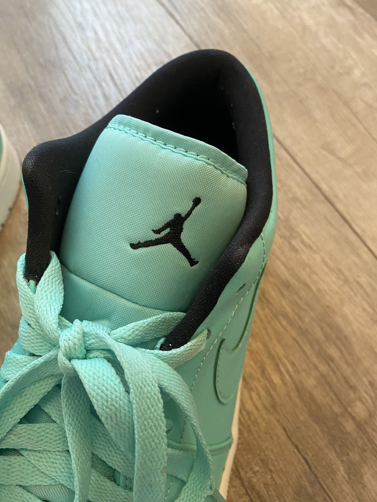 Jordan Brand × Nike Jordan 1 Low Hyper Turquoise Size US 12 / EU 45 - 2 Thumbnail