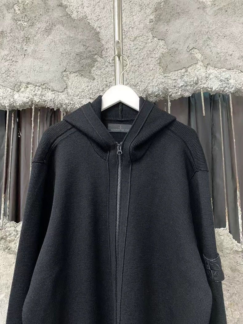 Stone Island Stone Island Wool Zip Hoodie Sweater -2506 Size US XL / EU 56 / 4 - 3 Thumbnail