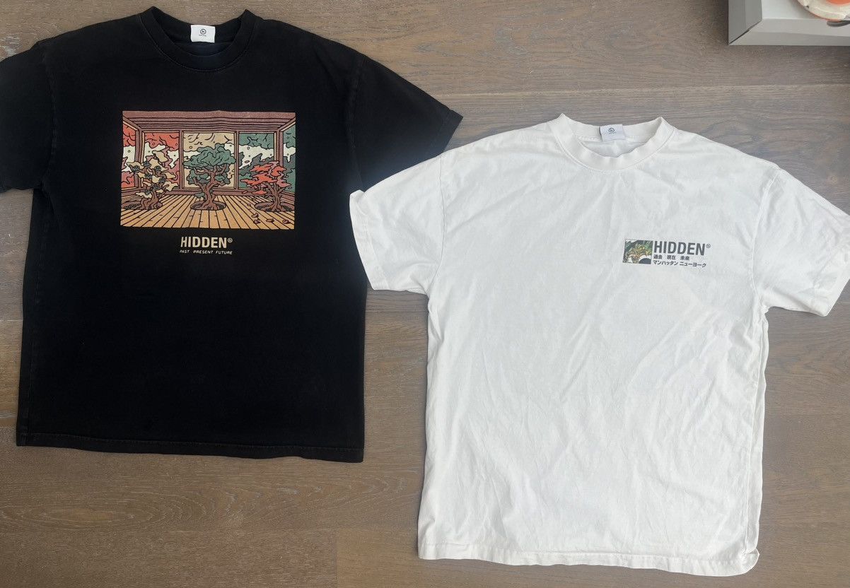 image of Hidden Bundle: 2 Of Their Best Shirts in Black, Men's (Size Large)