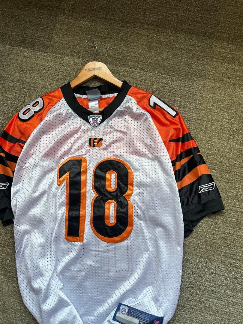 NFL × Reebok REEBOK NFL BENGALS JERSEY #18 Size US XL / EU 56 / 4 - 3 Thumbnail