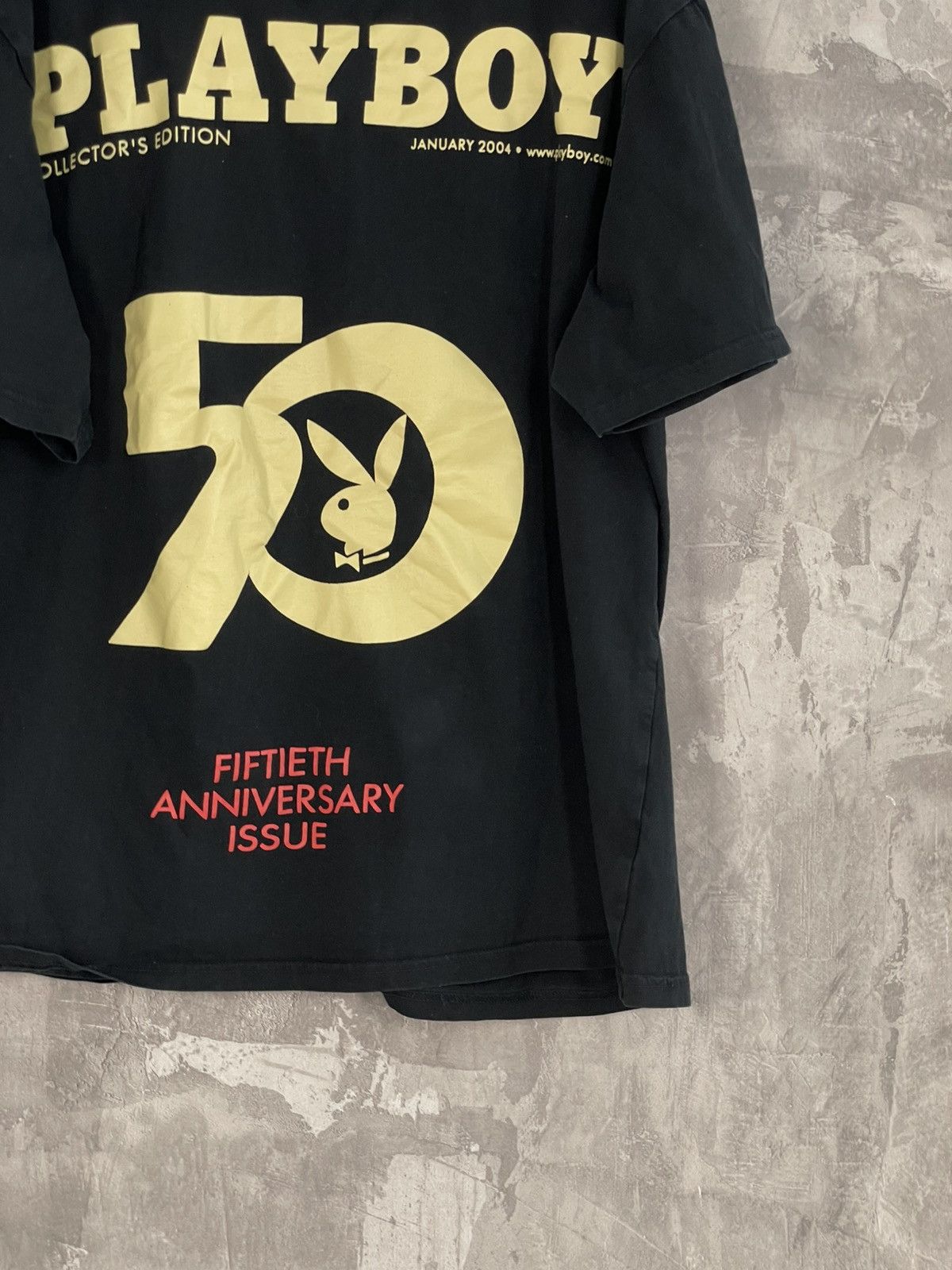 Designer × Playboy × Vintage Y2K Glamour Playboy Magazine Promo T shirt Size US XXL / EU 58 / 5 - 6 Thumbnail