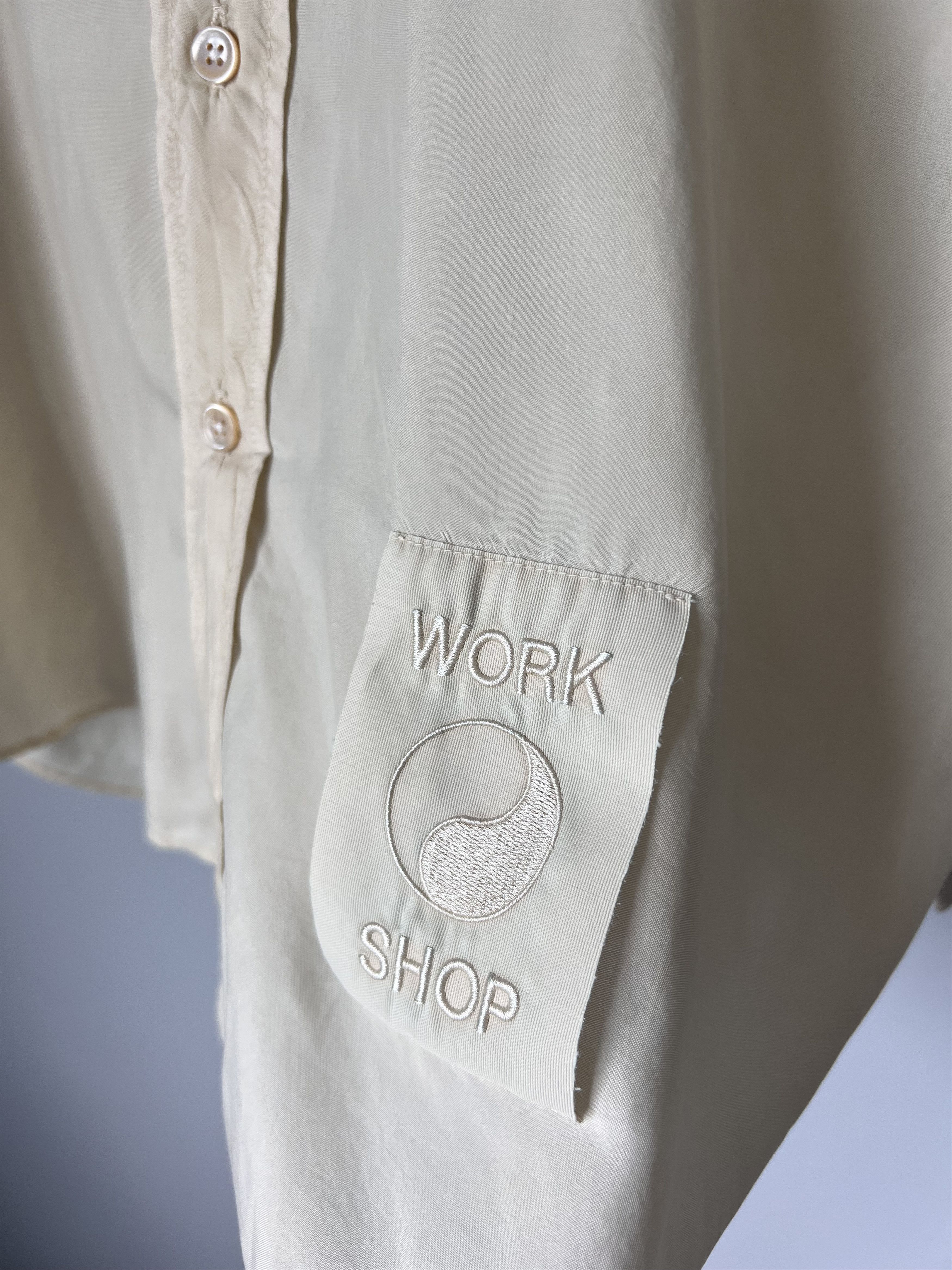 Our Legacy Our Legacy Workshop Button Up Shirt in Overdyed Soy Size US L / EU 52-54 / 3 - 4 Thumbnail