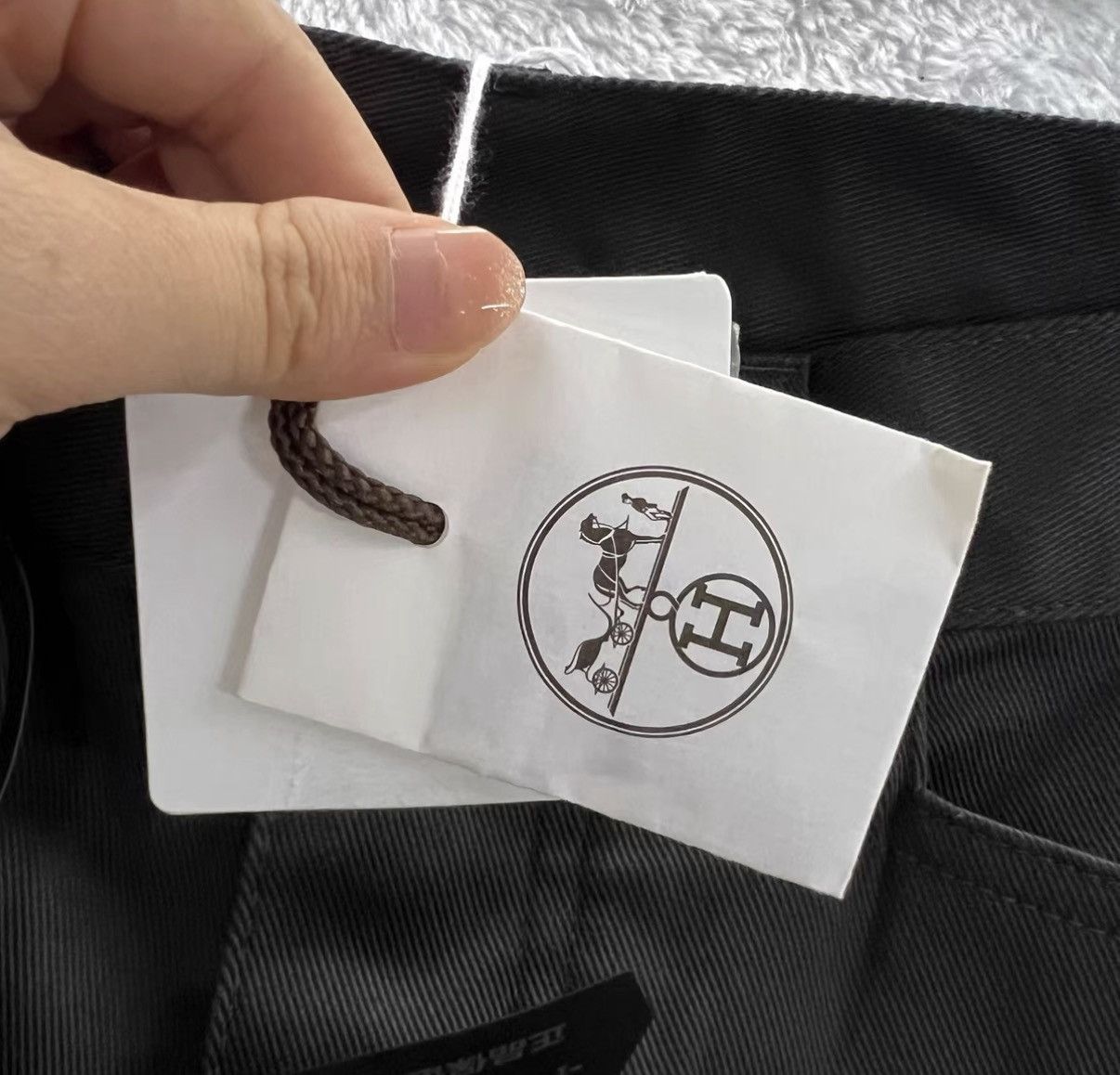 Hermes Hermès Black Trousers J41 Size 27" / US 4 / IT 40 - 3 Thumbnail