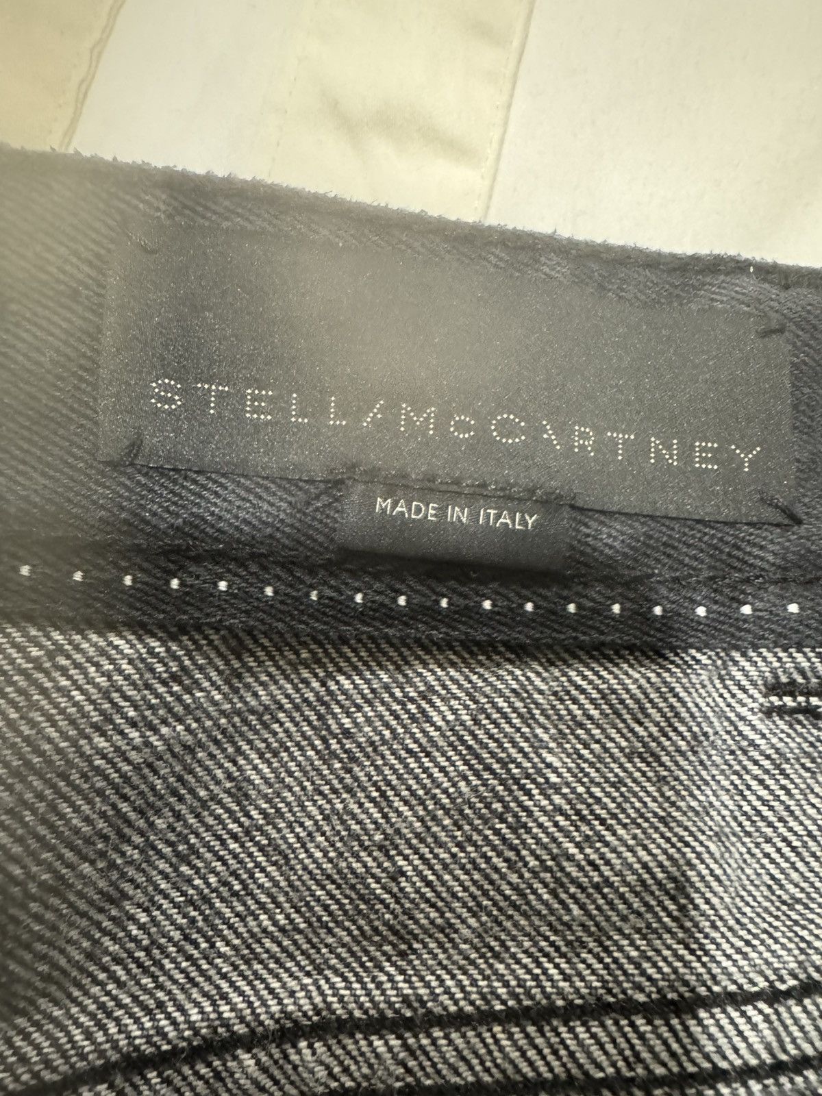 Stella McCartney Luxury Made in Italy distressed jeans in faded black Size US 32 / EU 48 - 7 Thumbnail