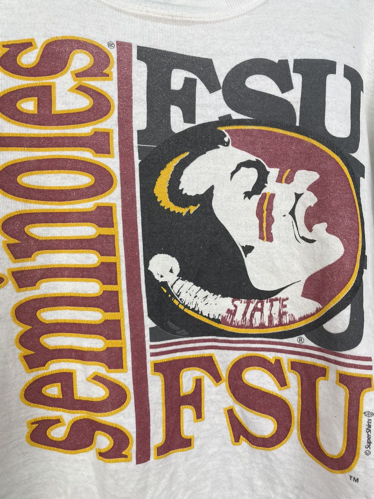 NCAA Vintage 90s Florida State University FSU Seminoles Size US L / EU 52-54 / 3 - 4 Thumbnail