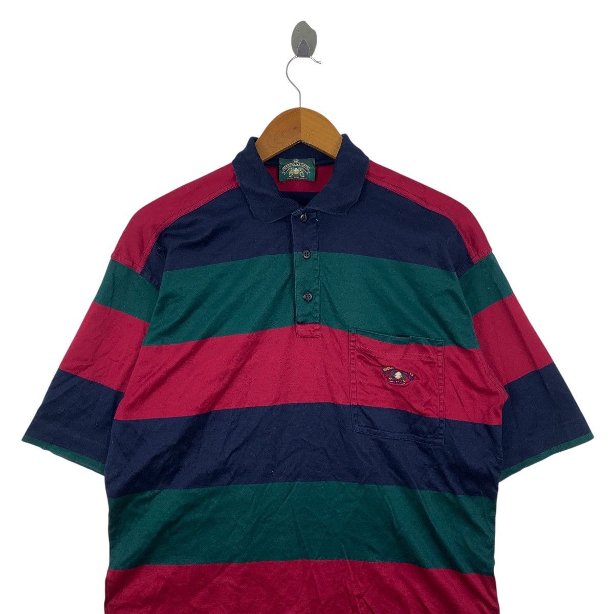 Vintage Vintage WOODS AND IRONS RoyalGolf Course Italy Collar Tshirt Size US L / EU 52-54 / 3 - 2 Thumbnail