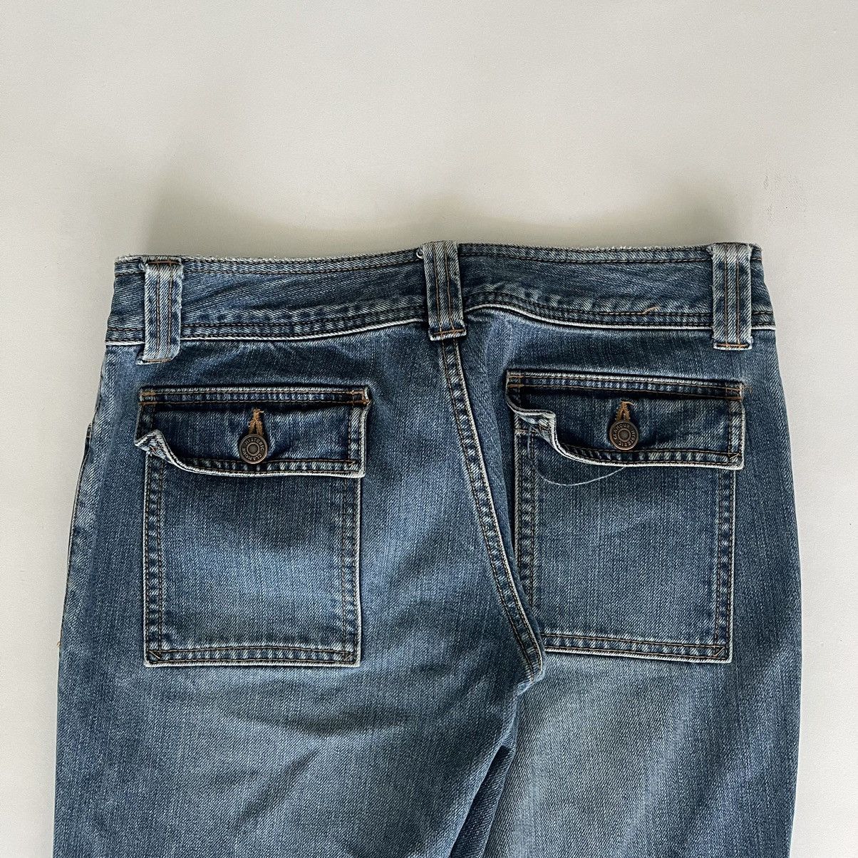 Hysteric Glamour Hysteric Glamour 2000's Flaref Bell Bottom Cargo Jeans Size 30" / US 8 / IT 44 - 4 Thumbnail