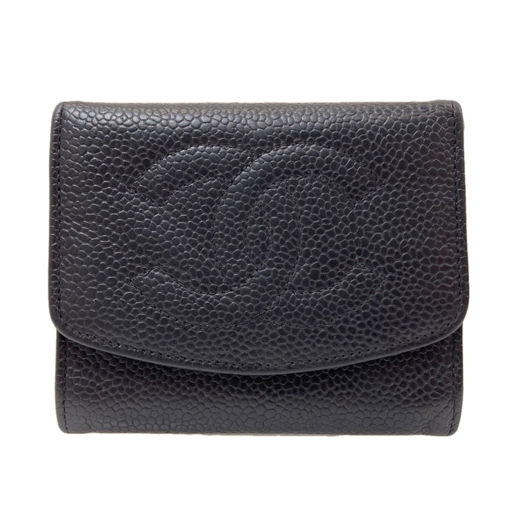 Chanel Chanel Coco Mark Stitch Gold Hardware Coin Case, Grained Calfskin, Women's Size ONE SIZE - 1 Thumbnail