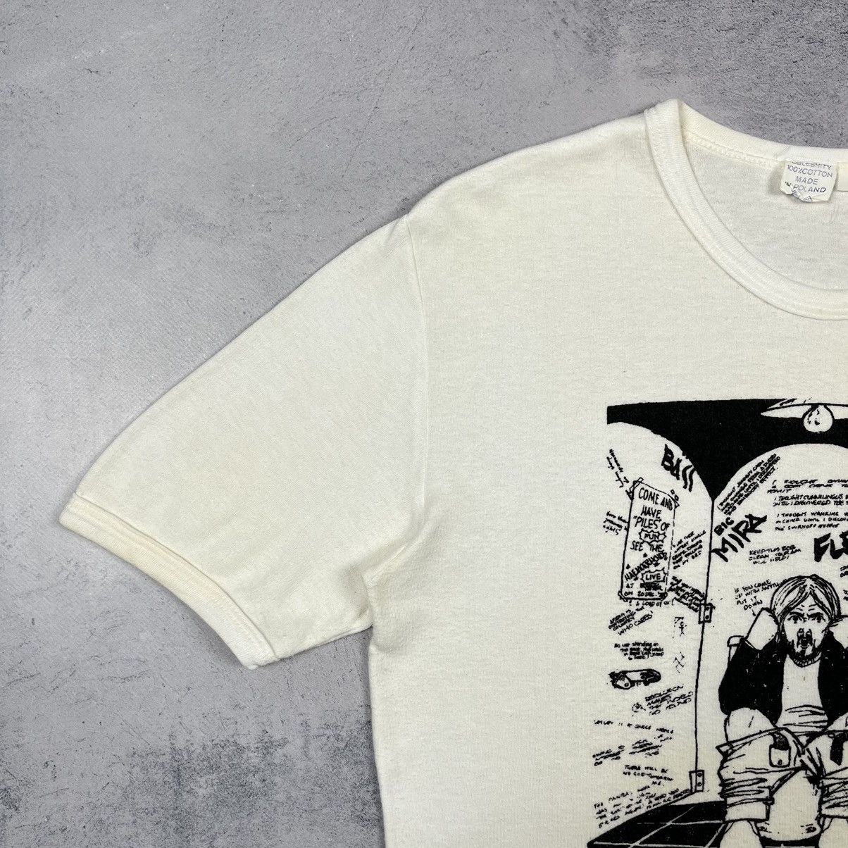 Vintage Vintage “Haemorrhoids Is A Rock Band” Humor T Shirt 1980’s Size US M / EU 48-50 / 2 - 10 Thumbnail