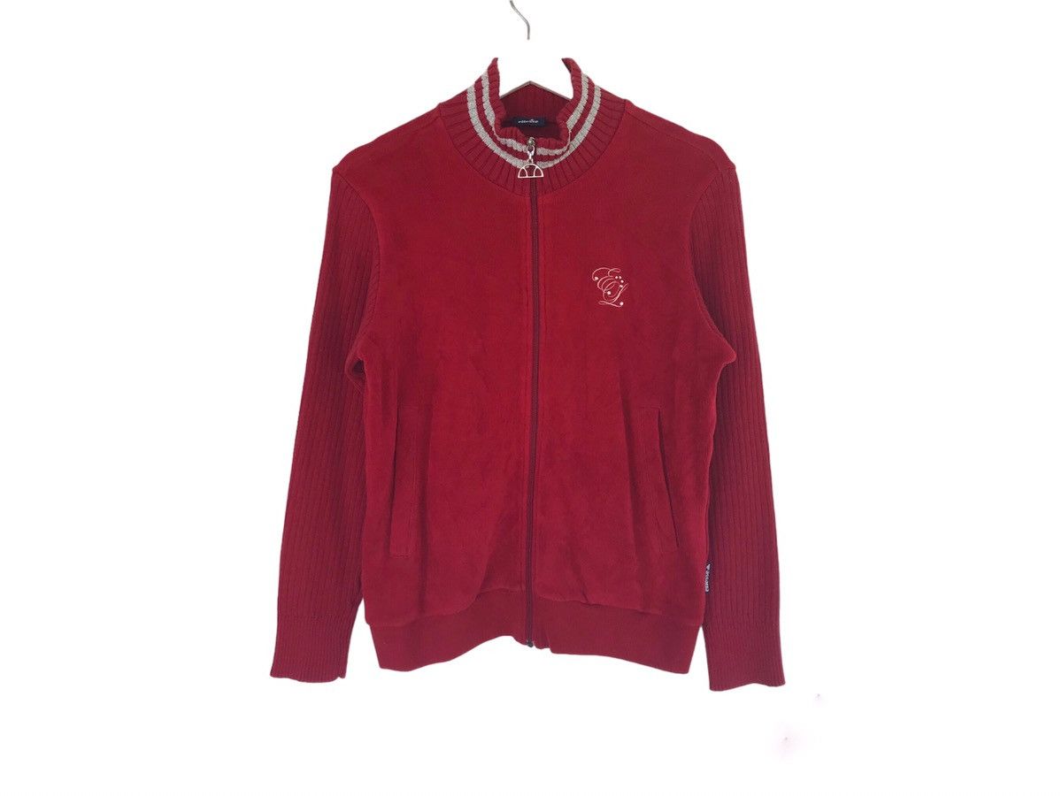 Ellesse × Vintage ELLESSE EL big spellout embroidery logo full zip sweatshirt Size M / US 6-8 / IT 42-44 - 1 Thumbnail