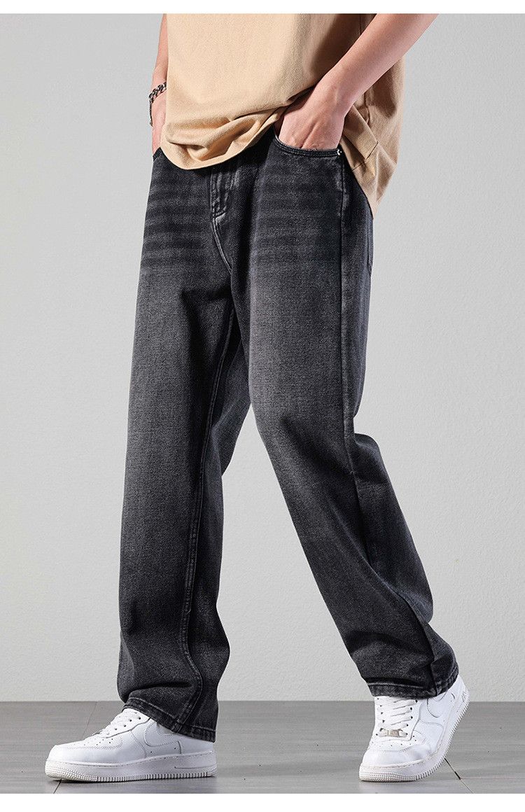 Japanese Brand × Jean Street Wash Distressed Straight Jeans Size US 32 / EU 48 - 1 Thumbnail