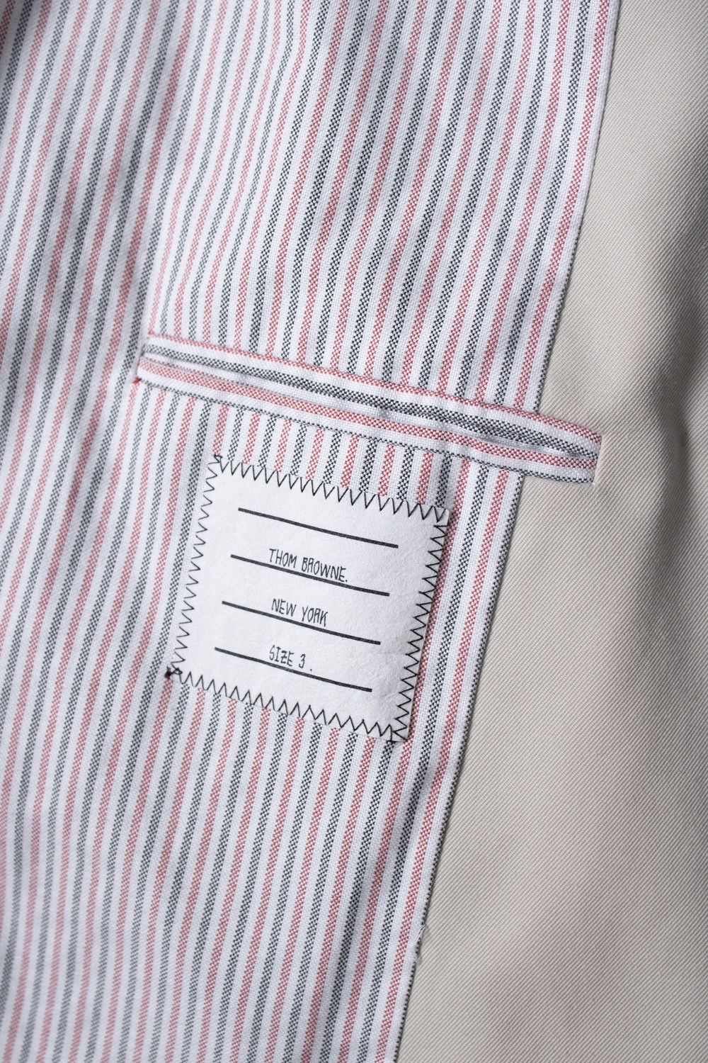Thom Browne Thom Browne, beige trench coat Size US L / EU 52-54 / 3 - 7 Thumbnail