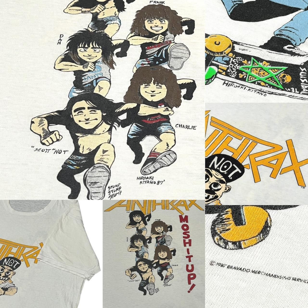 Vintage ANTHRAX 1987 Vintage T-Shirt Mosh It Up Size US M / EU 48-50 / 2 - 7 Thumbnail