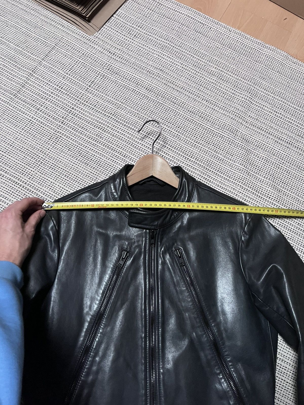 Maison Margiela Maison Margiela S/S 2011 5 zip leather jacket dark blue Size US M / EU 48-50 / 2 - 15 Thumbnail