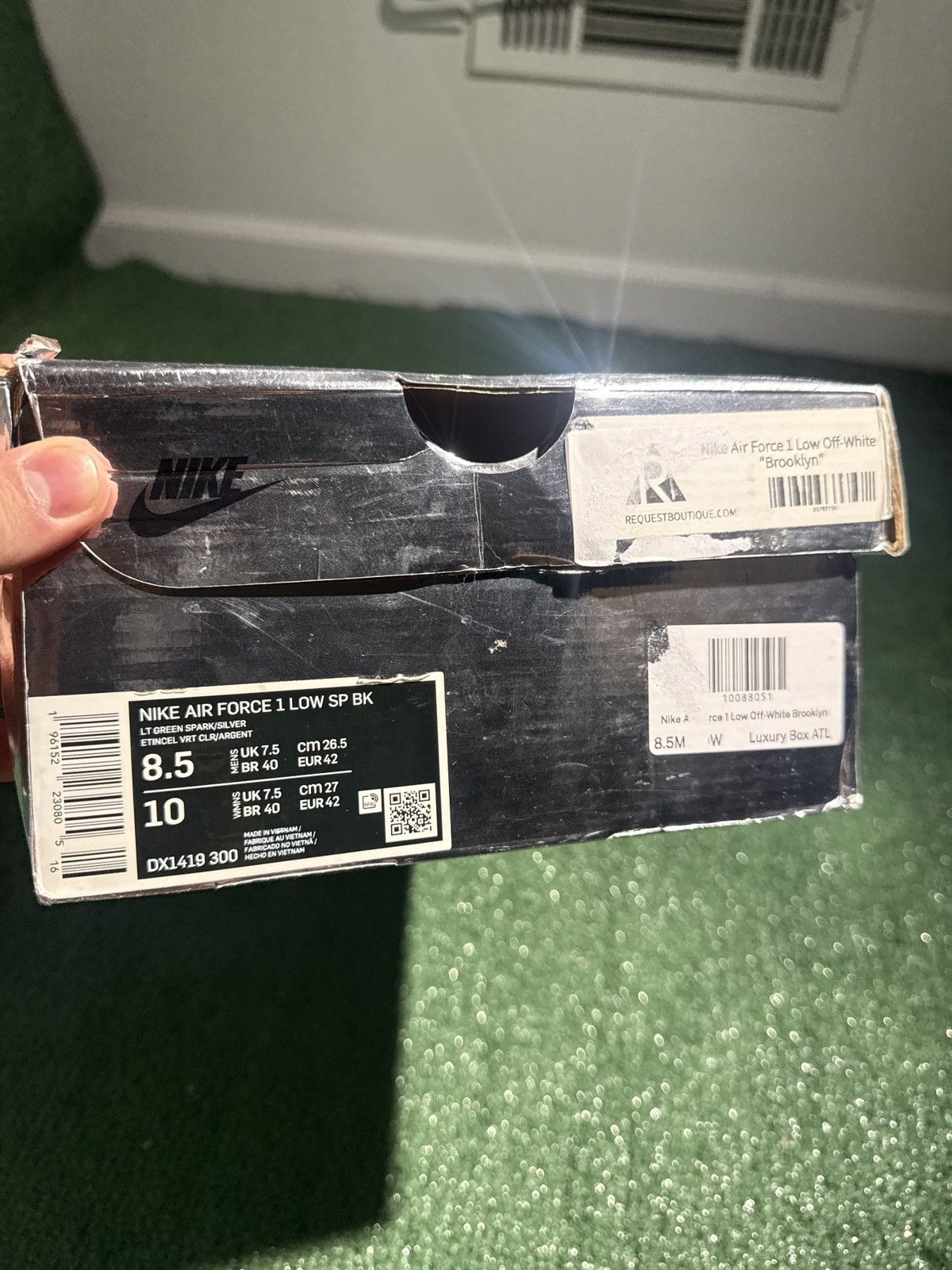 Nike × Off-White Nike air force 1 low off white brooklyn Size US 8.5 / EU 41-42 - 12 Thumbnail