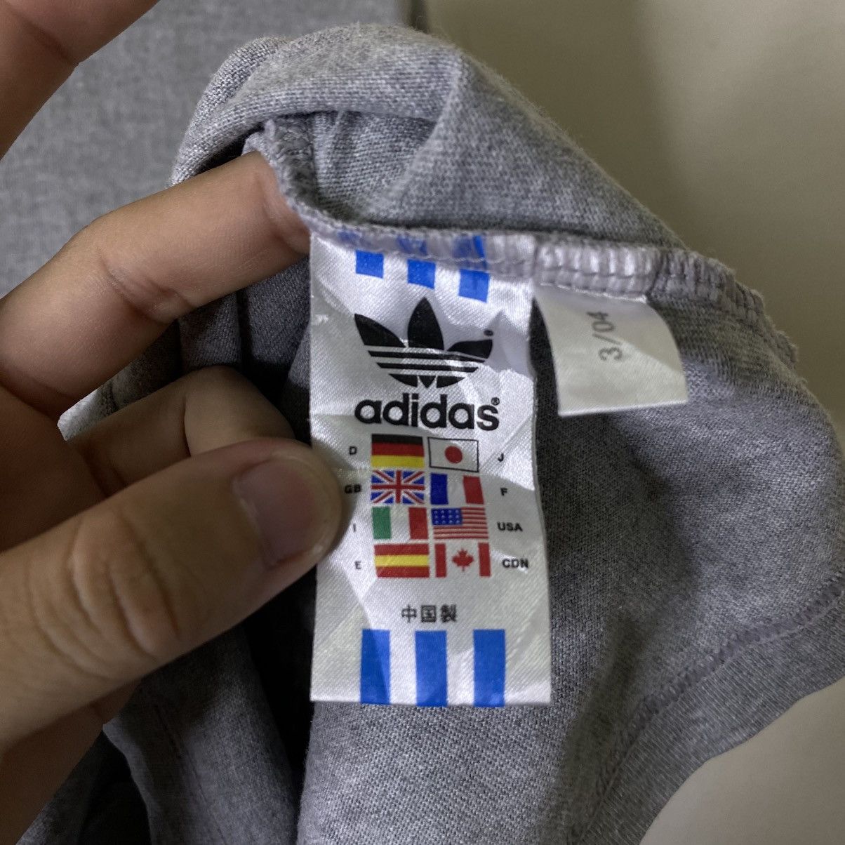 Adidas Vintage 2000s Adidas Trefoil T Shirt Size US M / EU 48-50 / 2 - 5 Thumbnail
