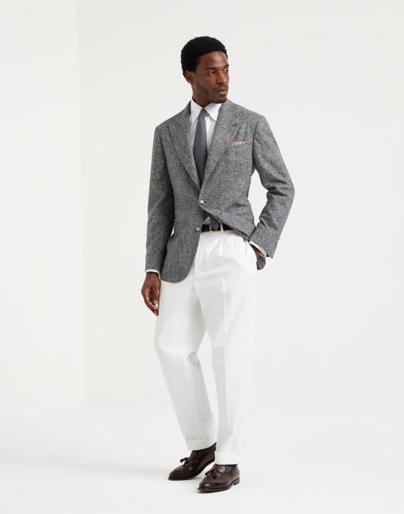 Brunello Cucinelli o1w1db10825 Suit-Type Jacket in Grey Size US S / EU 44-46 / 1 - 5 Thumbnail