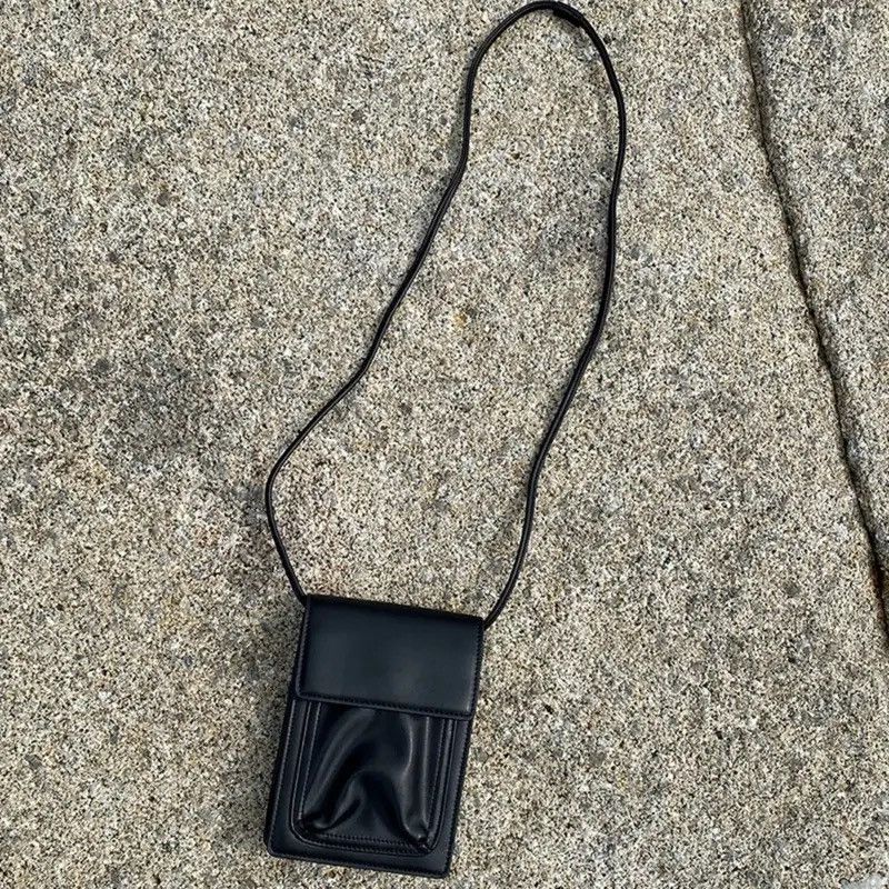 Designer × Japanese Brand Small Crossbody PU Leather Messenger Shoulder Bag Size ONE SIZE - 3 Thumbnail