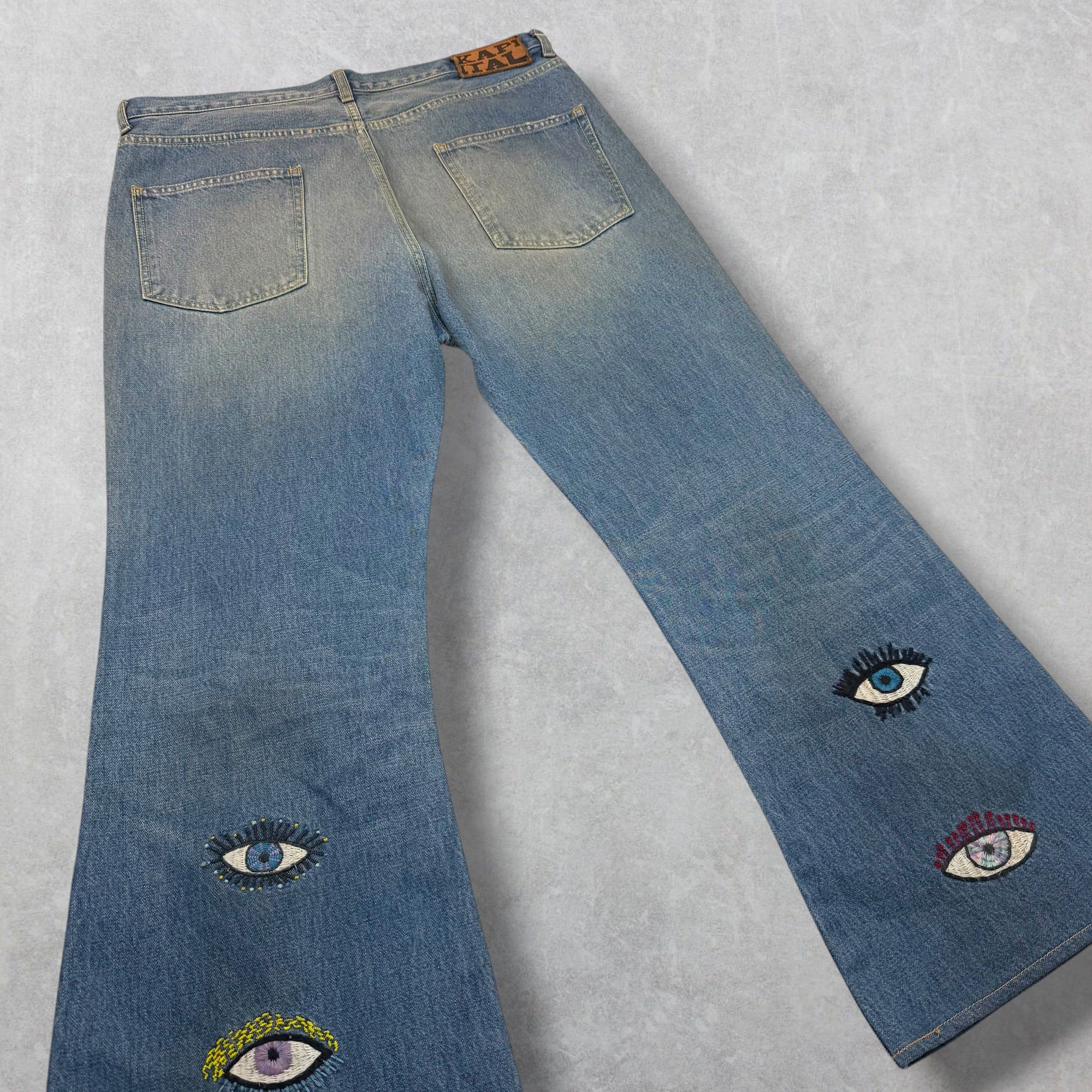 Kapital Kapital 5P Okabello Flared Jeans 38 Size US 38 / EU 54 - 5 Thumbnail