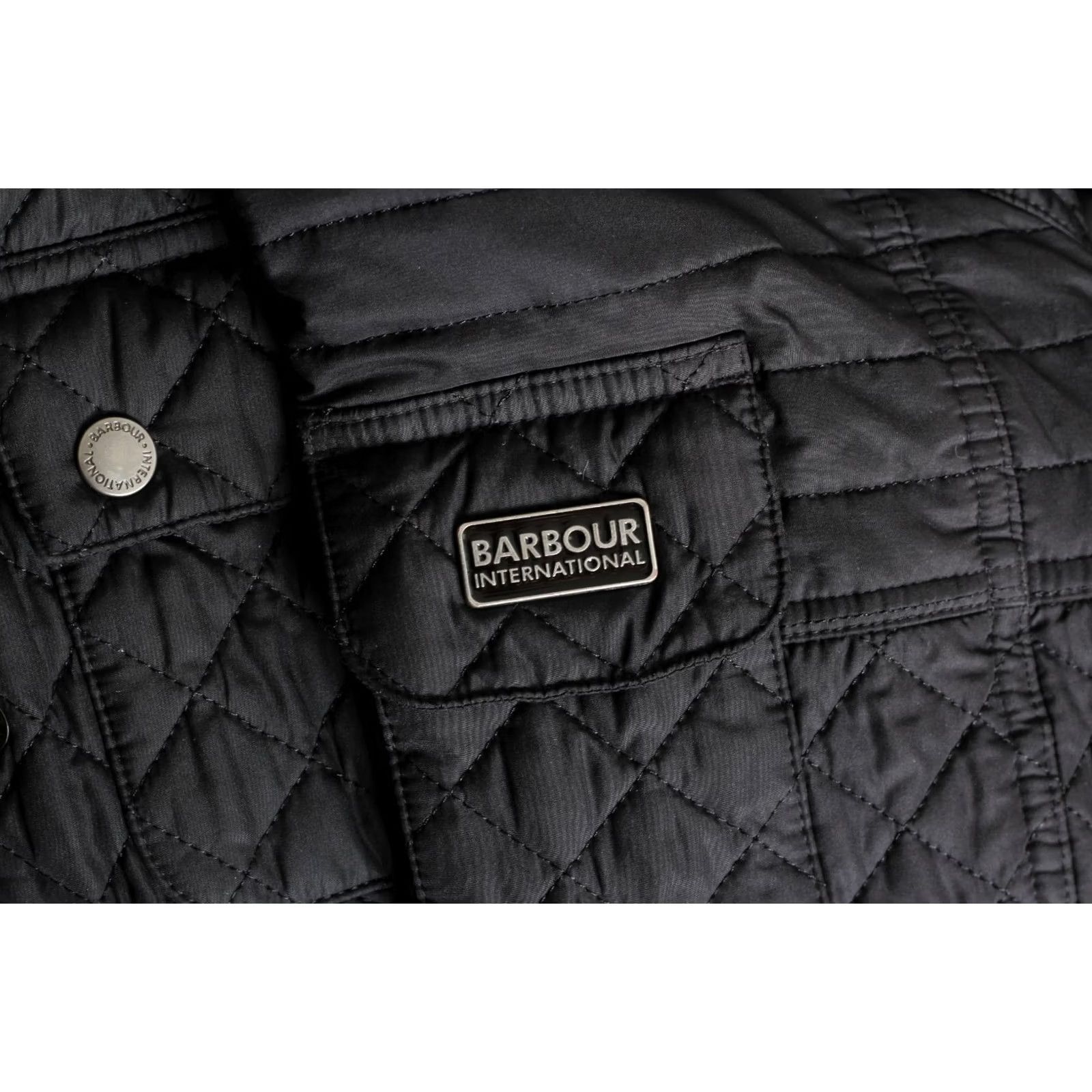 Barbour BARBOUR Jacket Women Quilted VANIER BELTED QUILT BARBOUR INTERNATIONAL MID-LENGTH Black 12 UK 12 EU 38 US 8 Mens? Size XL / US 12-14 / IT 48-50 - 6 Thumbnail
