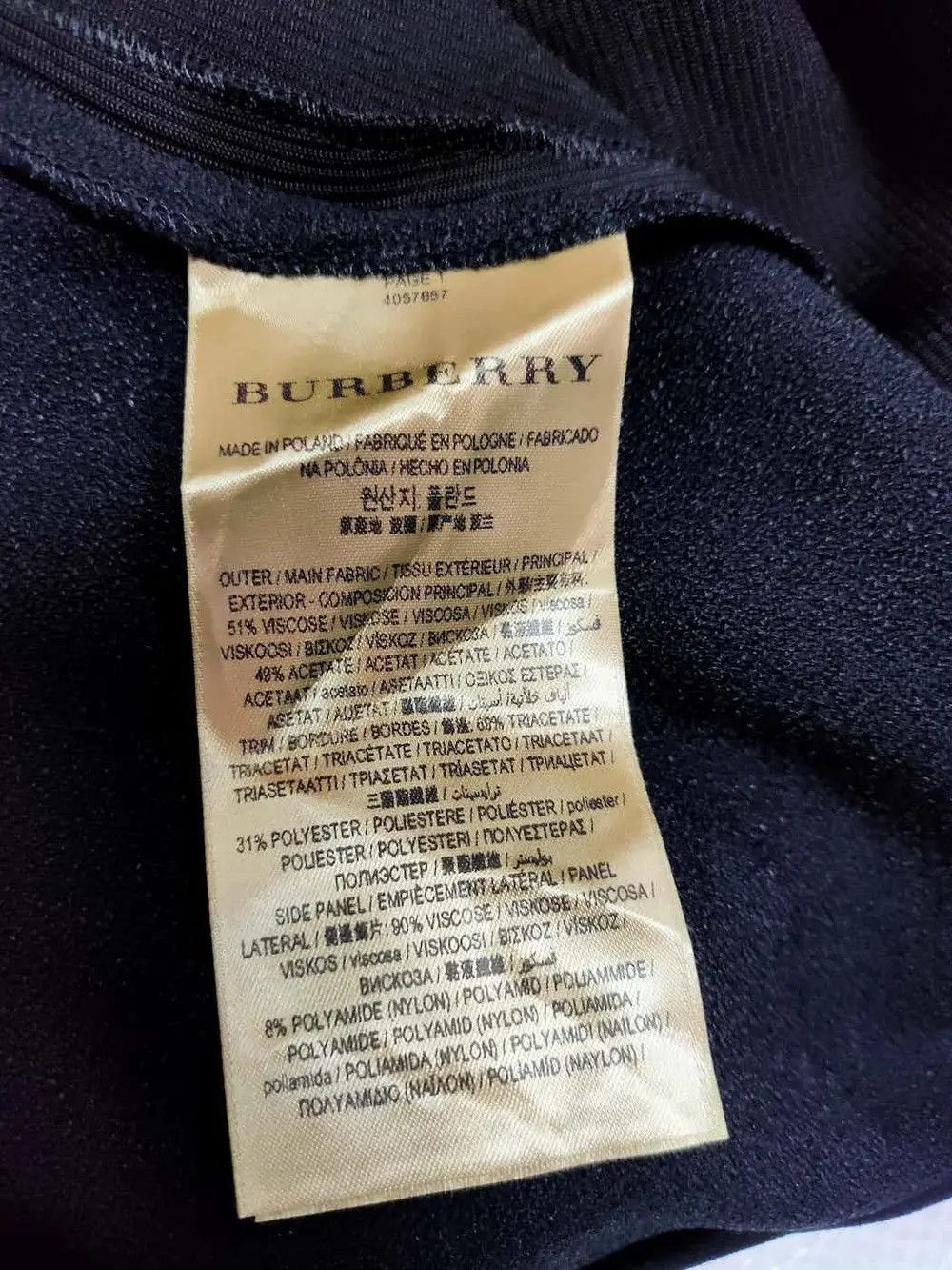 Burberry Burberry london luxury black dress Size M / US 6-8 / IT 42-44 - 7 Thumbnail