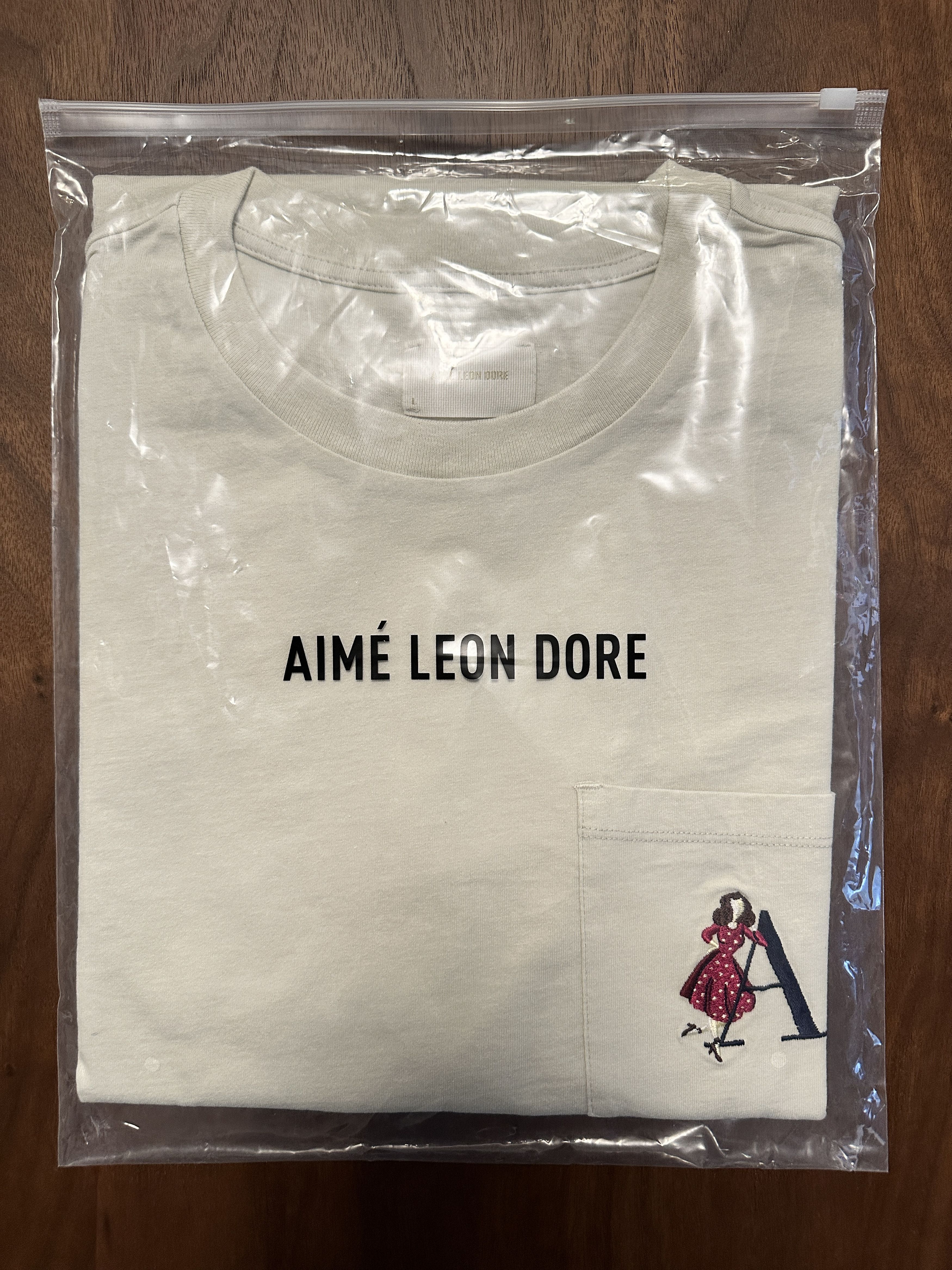 Aime Leon Dore Embroidered A Pocket Tee Size US L / EU 52-54 / 3 - 3 Thumbnail