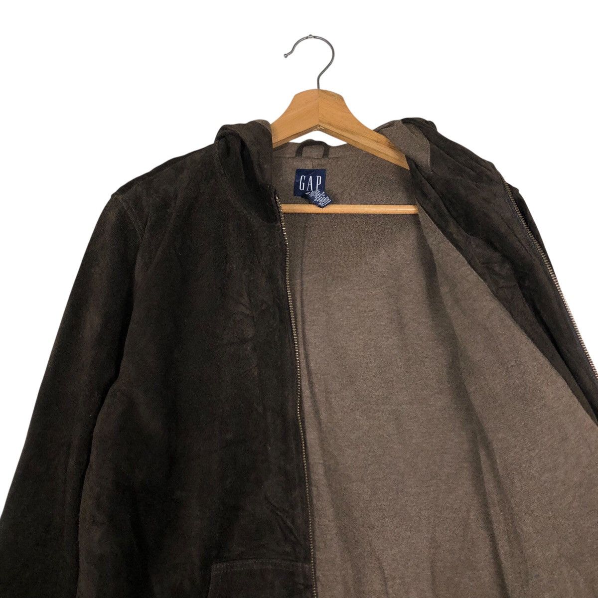 Japanese Brand 📌Vintage Genuine Leather Bomber Jacket Gap Size US M / EU 48-50 / 2 - 14 Thumbnail