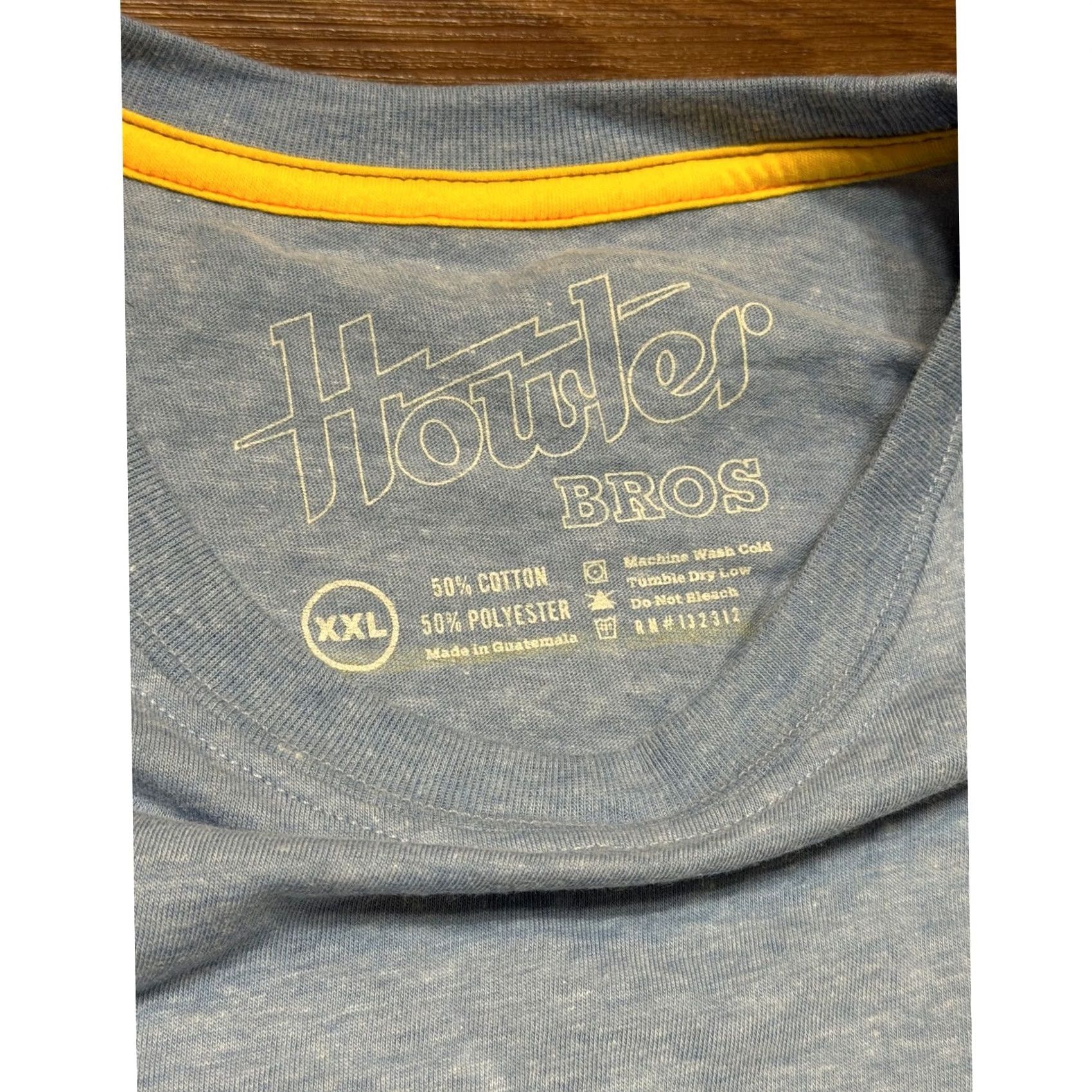 Vintage Howler Bros Mens Heed The Call Austin Texas Graphic LS T-Shirt Blue 2XL Size US XXL / EU 58 / 5 - 3 Thumbnail