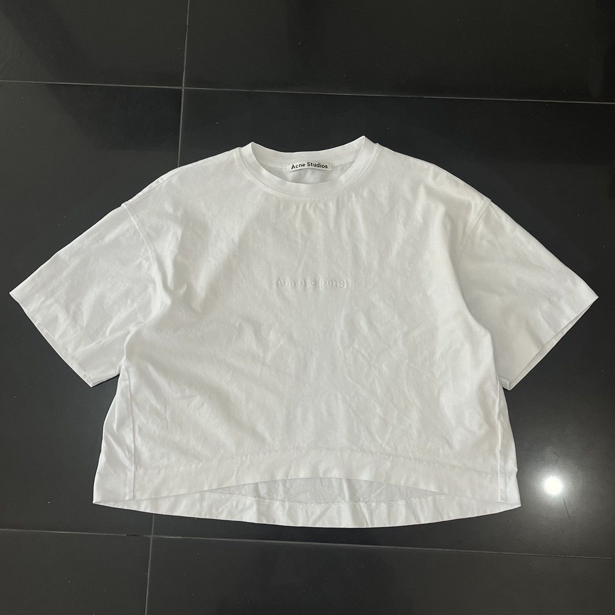 Acne Studios Acne studios cyclea emboss cropped shirt Size XXS / US 00 / IT 34 - 1 Thumbnail