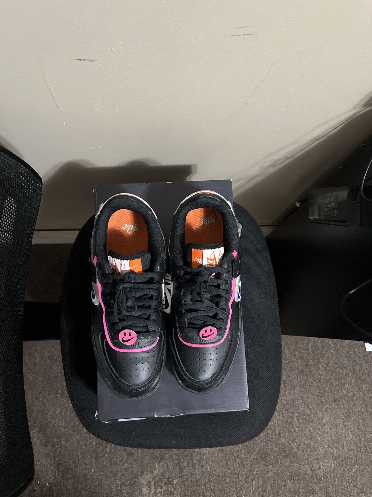 image of Nike Cu4743 001 Shoes in Black Pink, Women's (Size 8)
