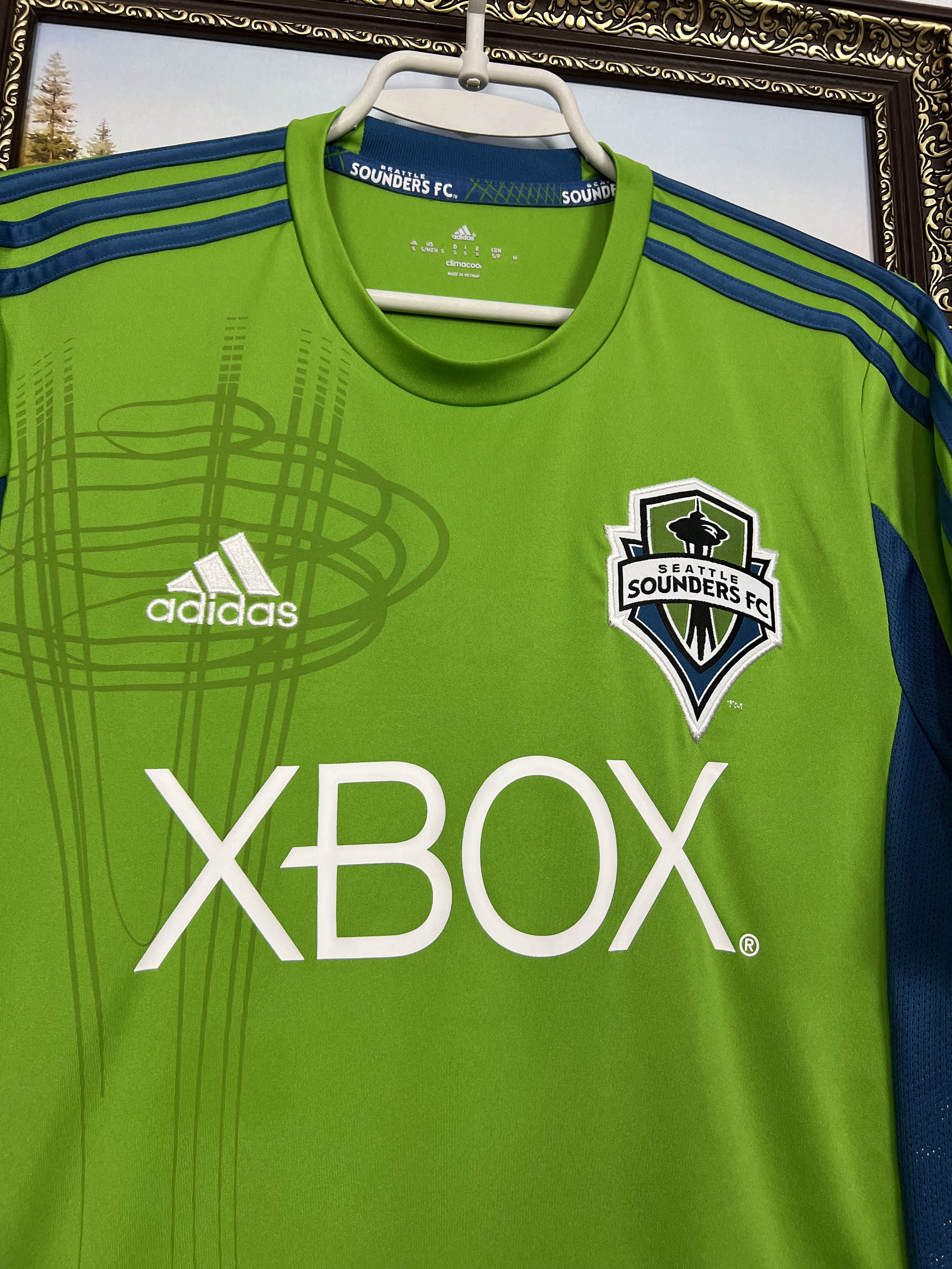Adidas Seattle Sounders Home football shirt Soccer Jersey Trikot Size US S / EU 44-46 / 1 - 3 Thumbnail
