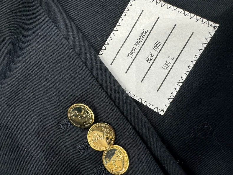 Thom Browne Thom Browne size2 Patchwork suit jacket Size 38S - 3 Thumbnail
