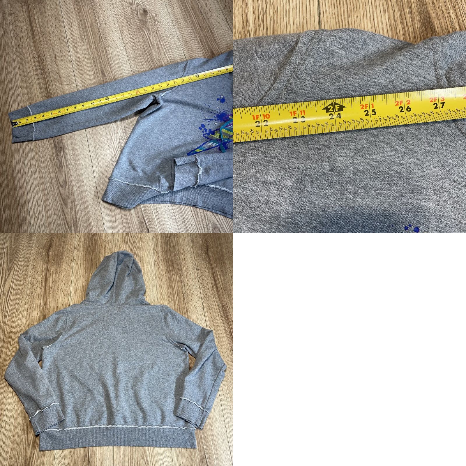 Vintage VINTAGE Hard Candy Hoodie Women Junior 2XL Gray Pullover Activewear Size XXL / US 16-18 / IT 52-54 - 8 Thumbnail