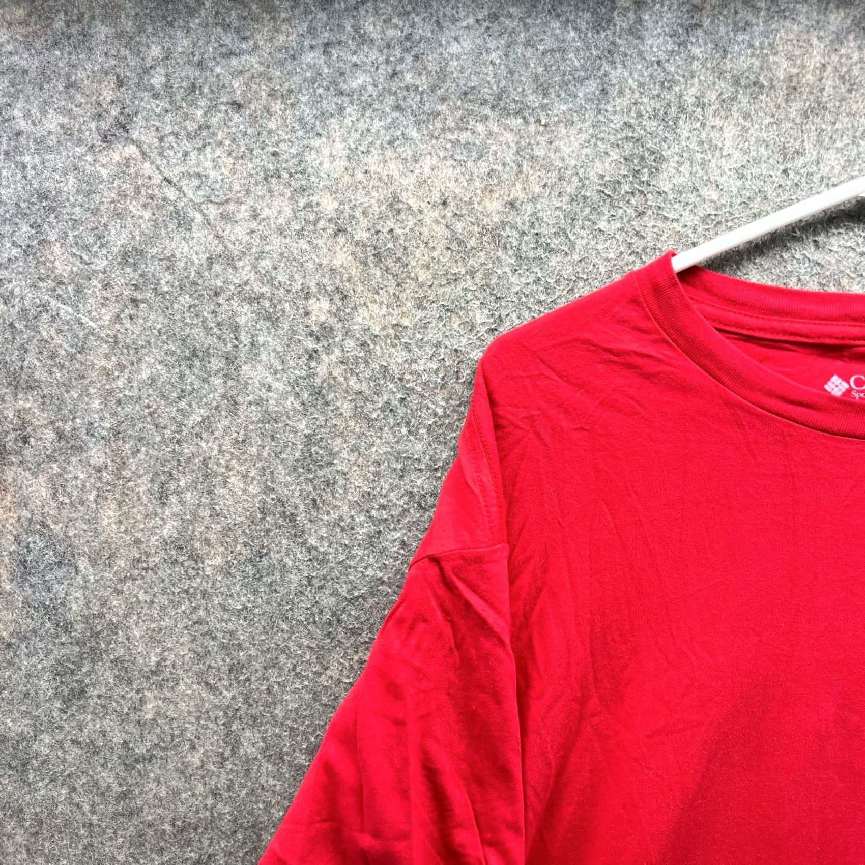 Vintage Columbia Shirt Mens XL Red Crewneck Outdoor Cotton Logo Short Sleeve T‑Shirt GX Size US XL / EU 56 / 4 - 7 Thumbnail