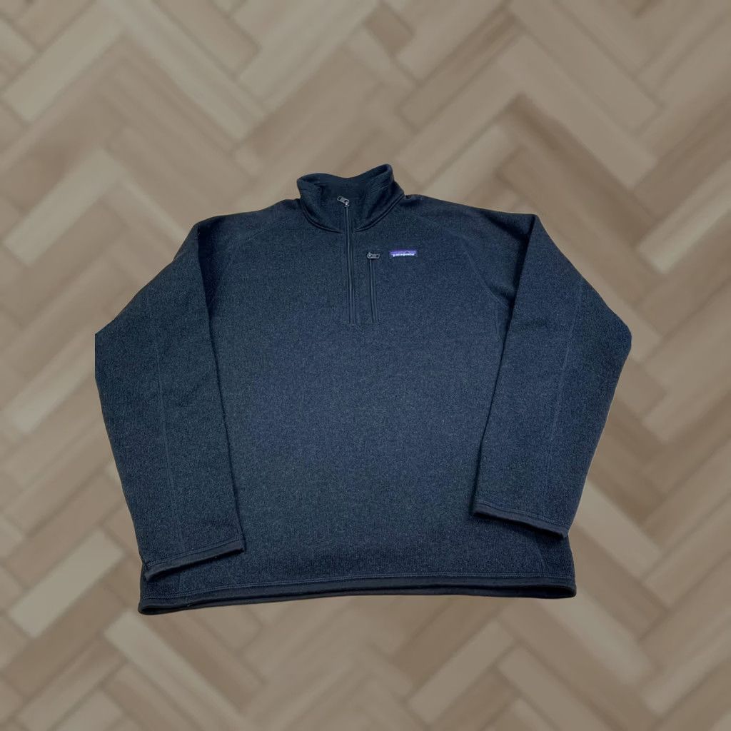 Patagonia Patagonia Sweater 1/4 Zip Men M Black Pullover Outdoor Casual Knit Fleece Logo 13286 Size US M / EU 48-50 / 2 - 1 Thumbnail
