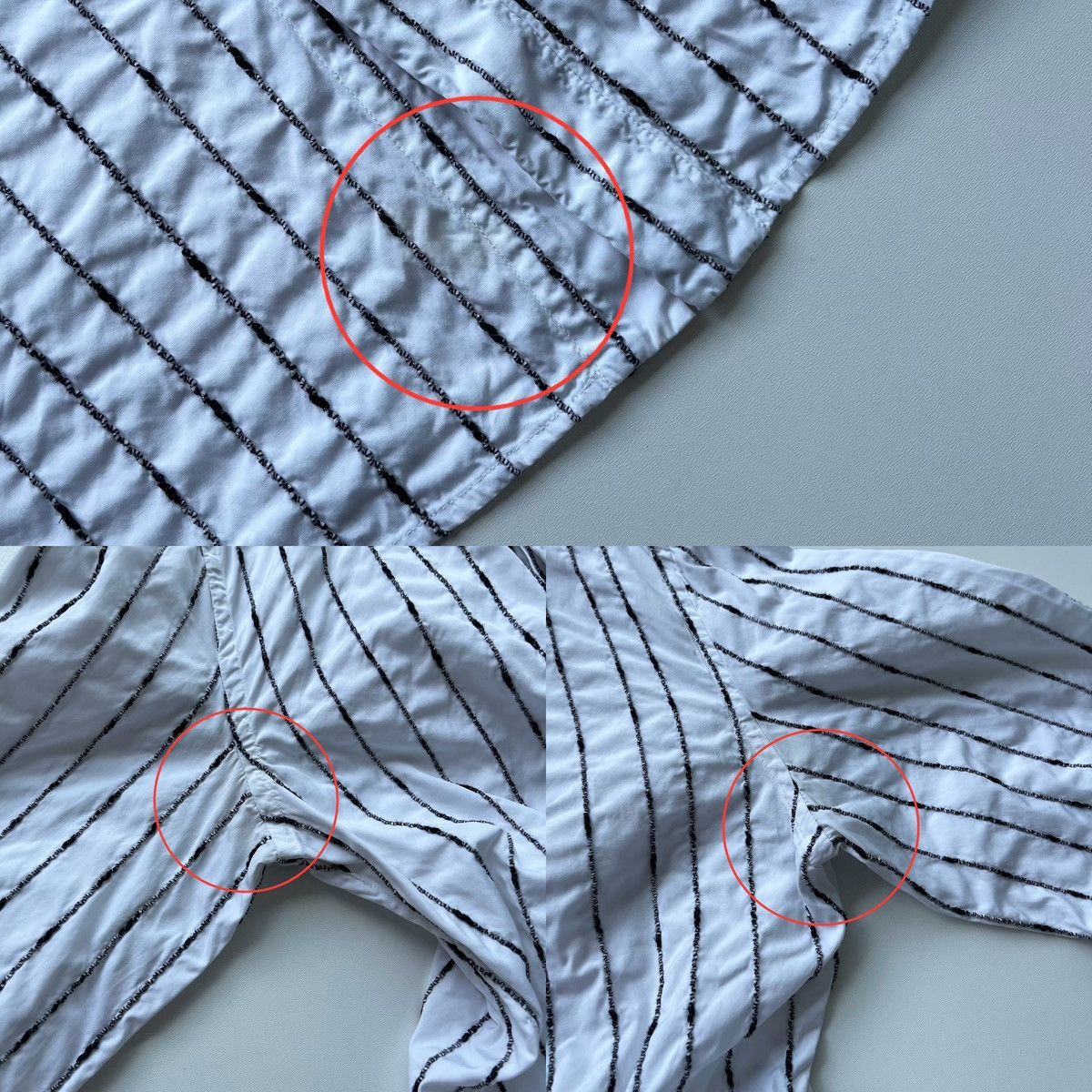 Versace Gianni Versace 3D Striped Cotton Button Ups Classic Shirt Size US L / EU 52-54 / 3 - 9 Thumbnail