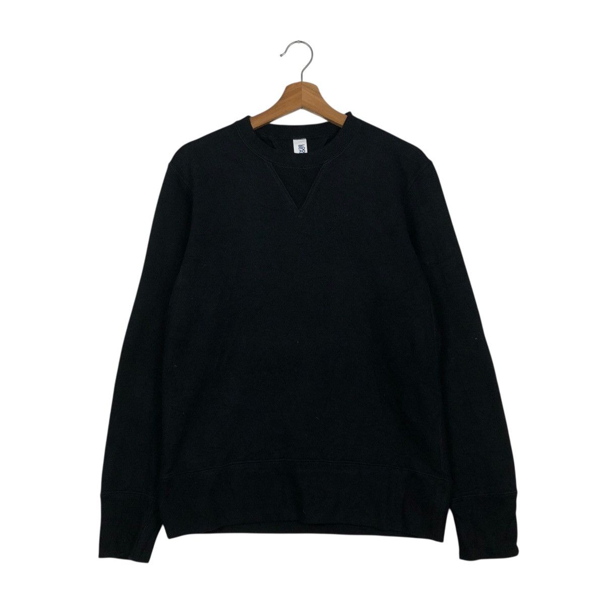 Beams Plus 📌Rich Black Vintage Sweatshirt Beams Japan Issey Miyake Size US M / EU 48-50 / 2 - 2 Thumbnail
