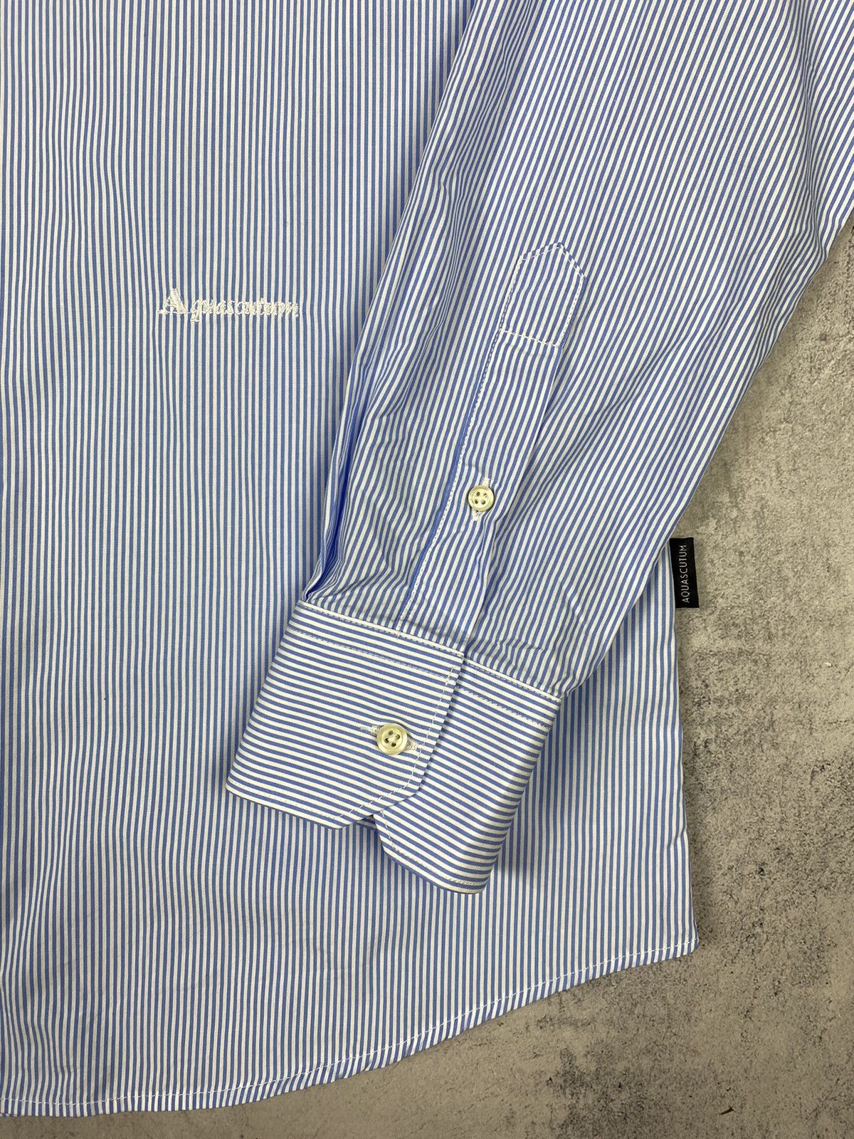Aquascutum Aquascutum London Stripped Luxury Button Up Shirt Size US M / EU 48-50 / 2 - 4 Thumbnail