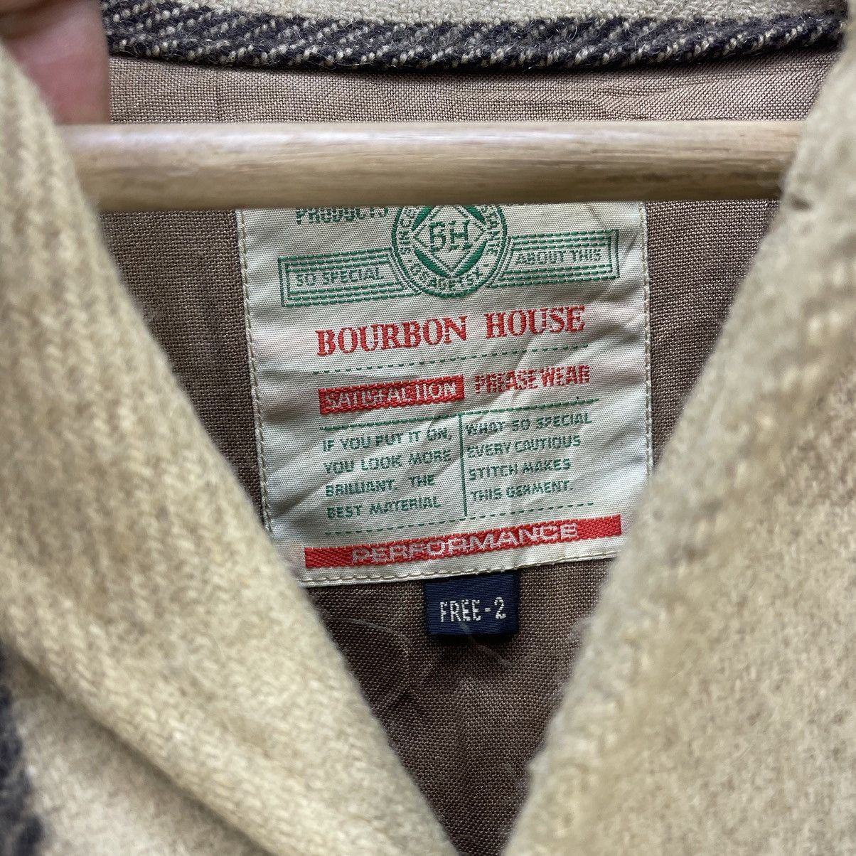 Japanese Brand Vintage Bourbon House Plaid Jacket Size US M / EU 48-50 / 2 - 3 Thumbnail