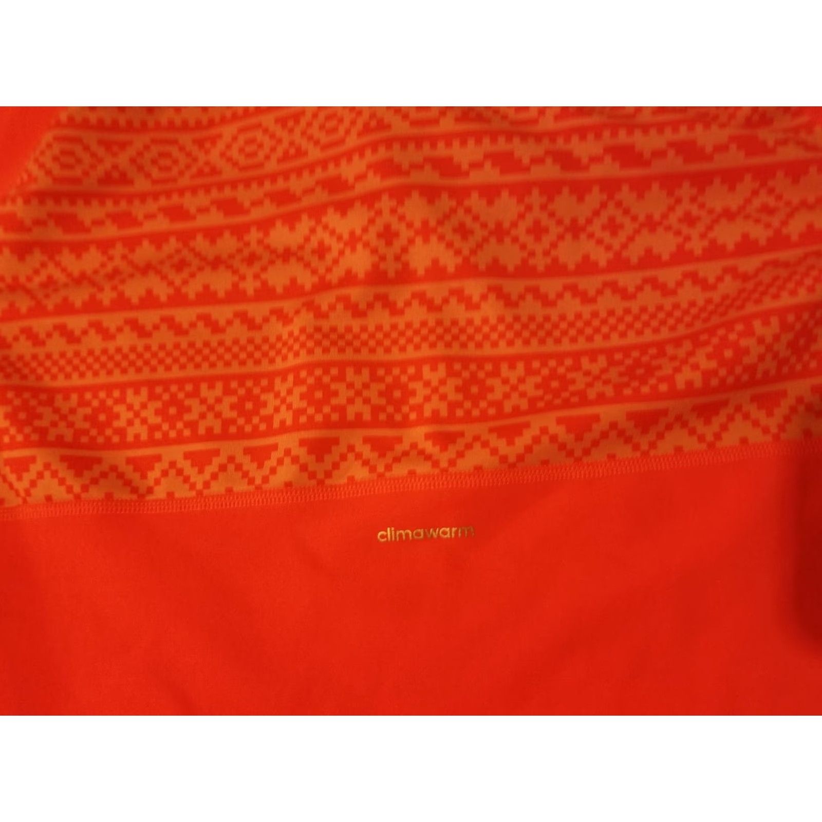 Adidas adidas Womens Half Zip Sweatshirt Orange Athletic Pullover Sweatshirt L Regular Zip Activewear Womens Adidas Athletics Athletic Shirt Size L / US 10 / IT 46 - 6 Thumbnail