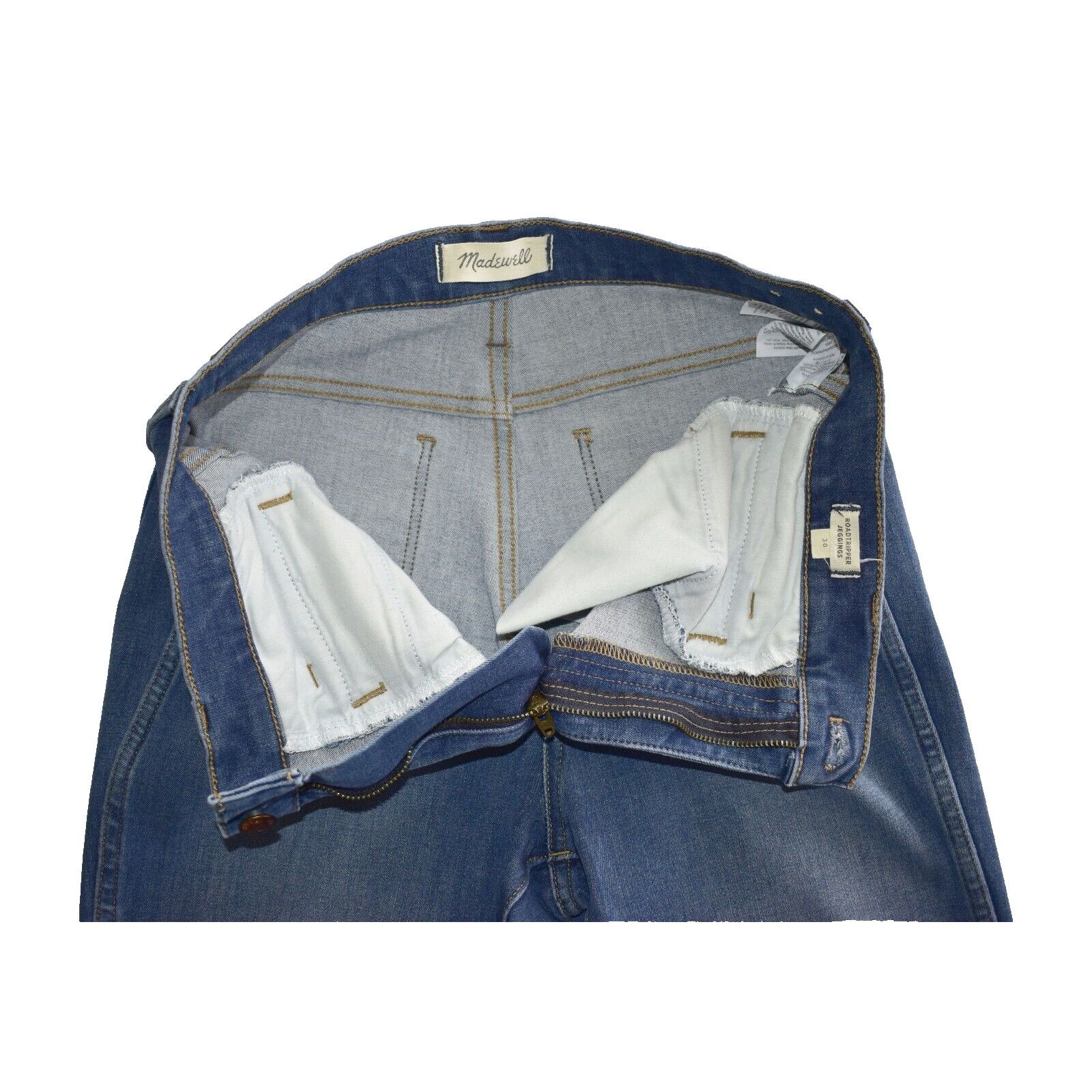 Madewell NEW MADEWELL Pockets Slim Leg Roadtripper Jeggings Jeans 30 Size 30" / US 8 / IT 44 - 4 Thumbnail