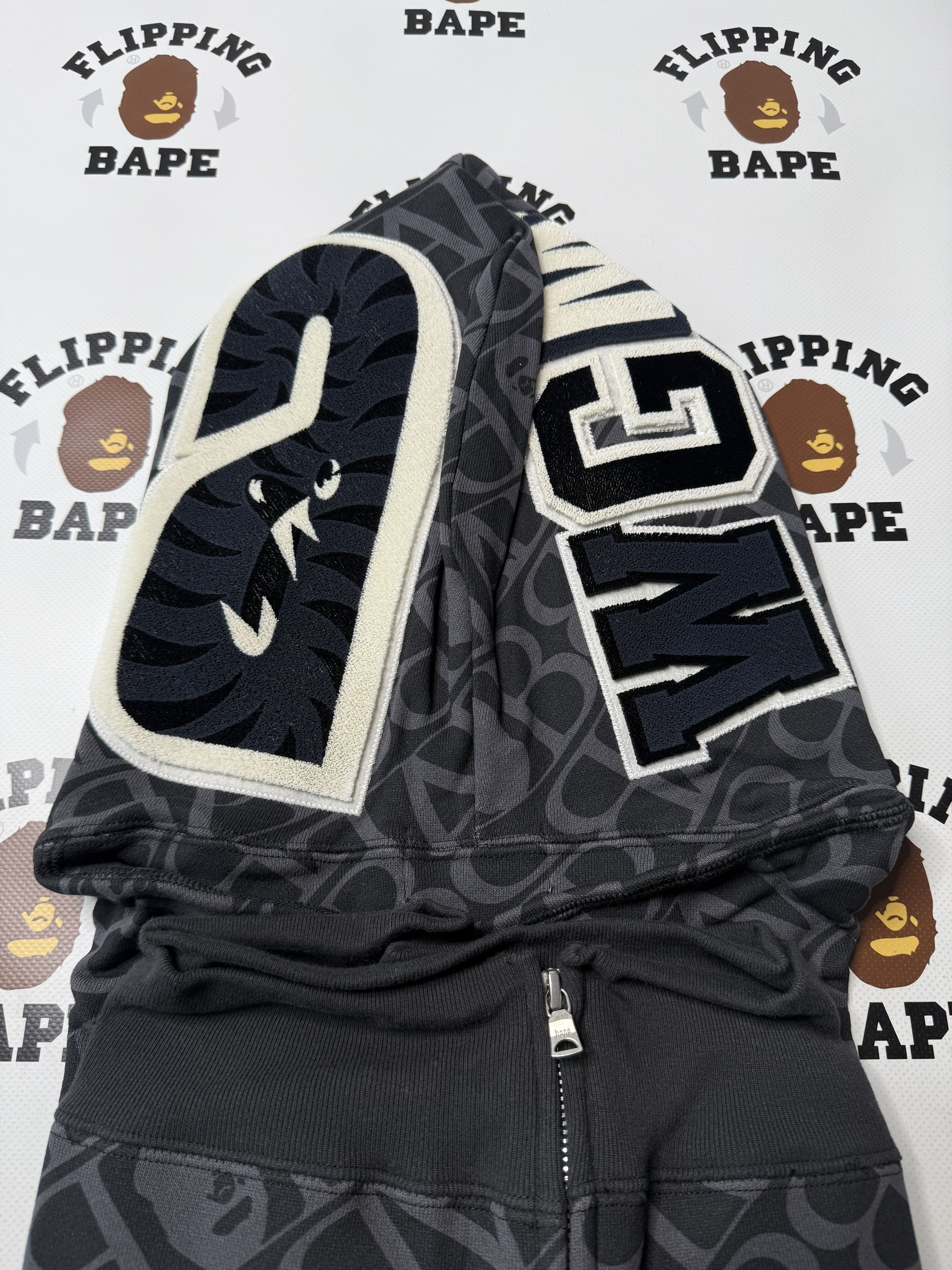 Bape SPORT MONOGRAM SHARK HOODIE Size US XL / EU 56 / 4 - 9 Thumbnail