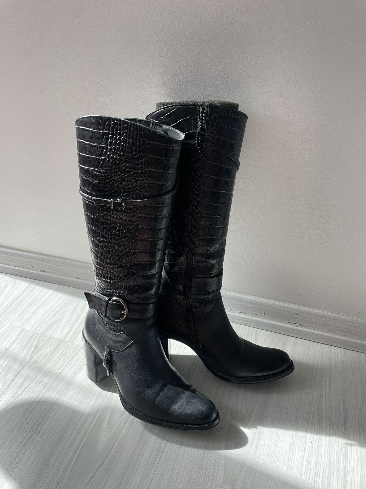 Vintage Vintage leather boots Size US 6.5 / IT 36.5 - 16 Thumbnail