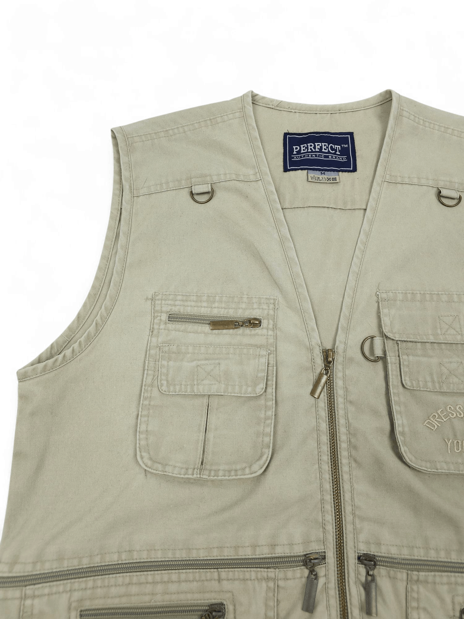 Japanese Brand 💎 Y2K Vintage Cargo Utility Tactical Pocket Vest Military Size US M / EU 48-50 / 2 - 3 Thumbnail